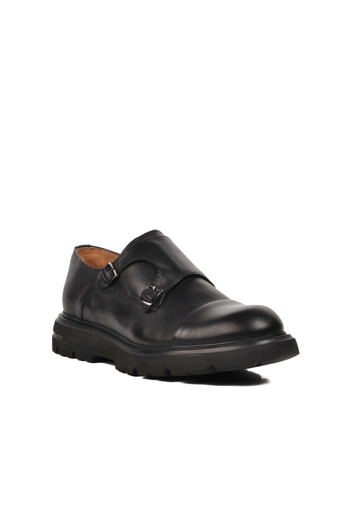 Premium 33284 Siyah Hakiki Deri Erkek Casual Ayakkabı - Görsel 4