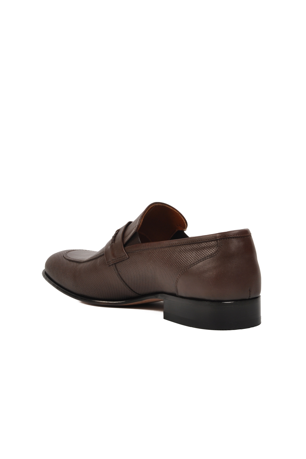 Premium 02466 Kahve Hakiki Deri Erkek Klasik Ayakkabı - Görsel 5