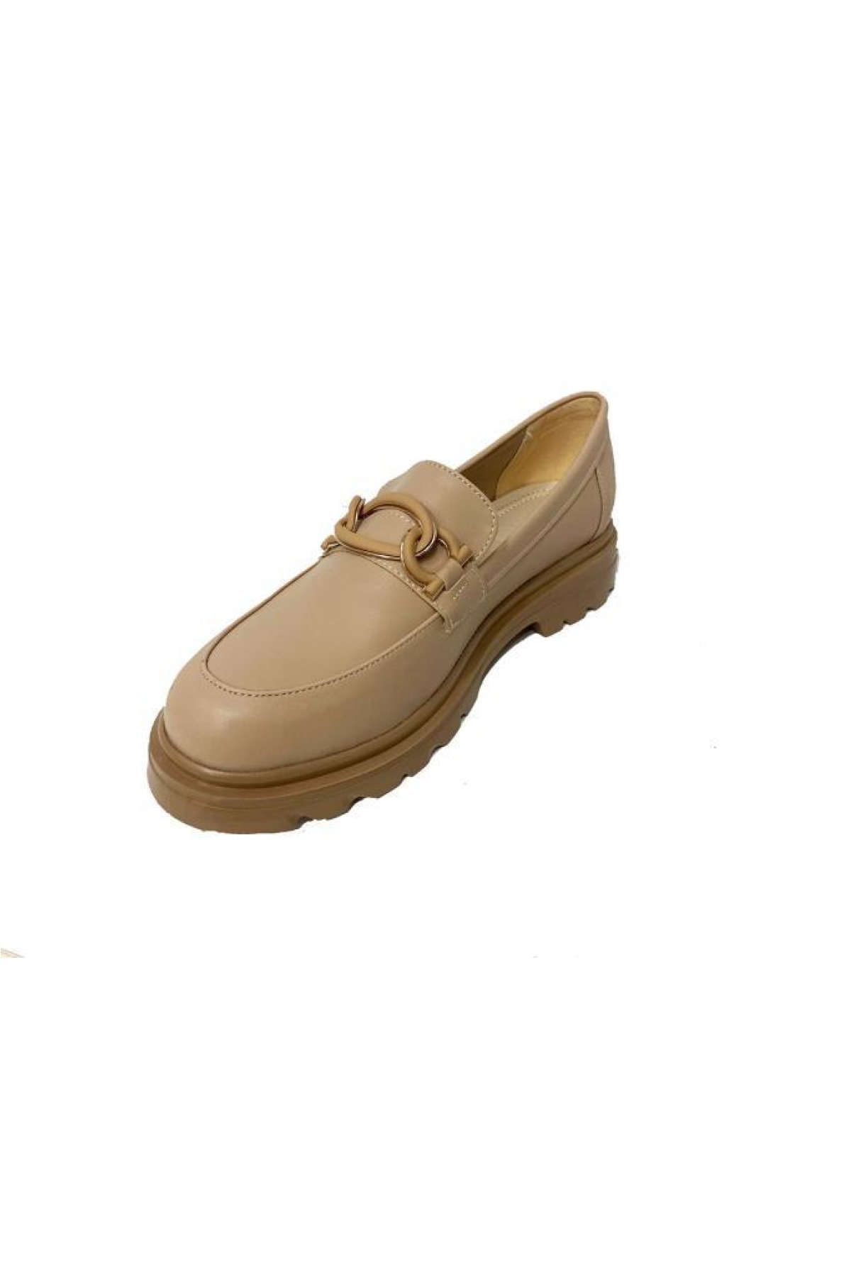 113-24 Deri Loafer Tokalı Kadın Ayakkabı - Görsel 3