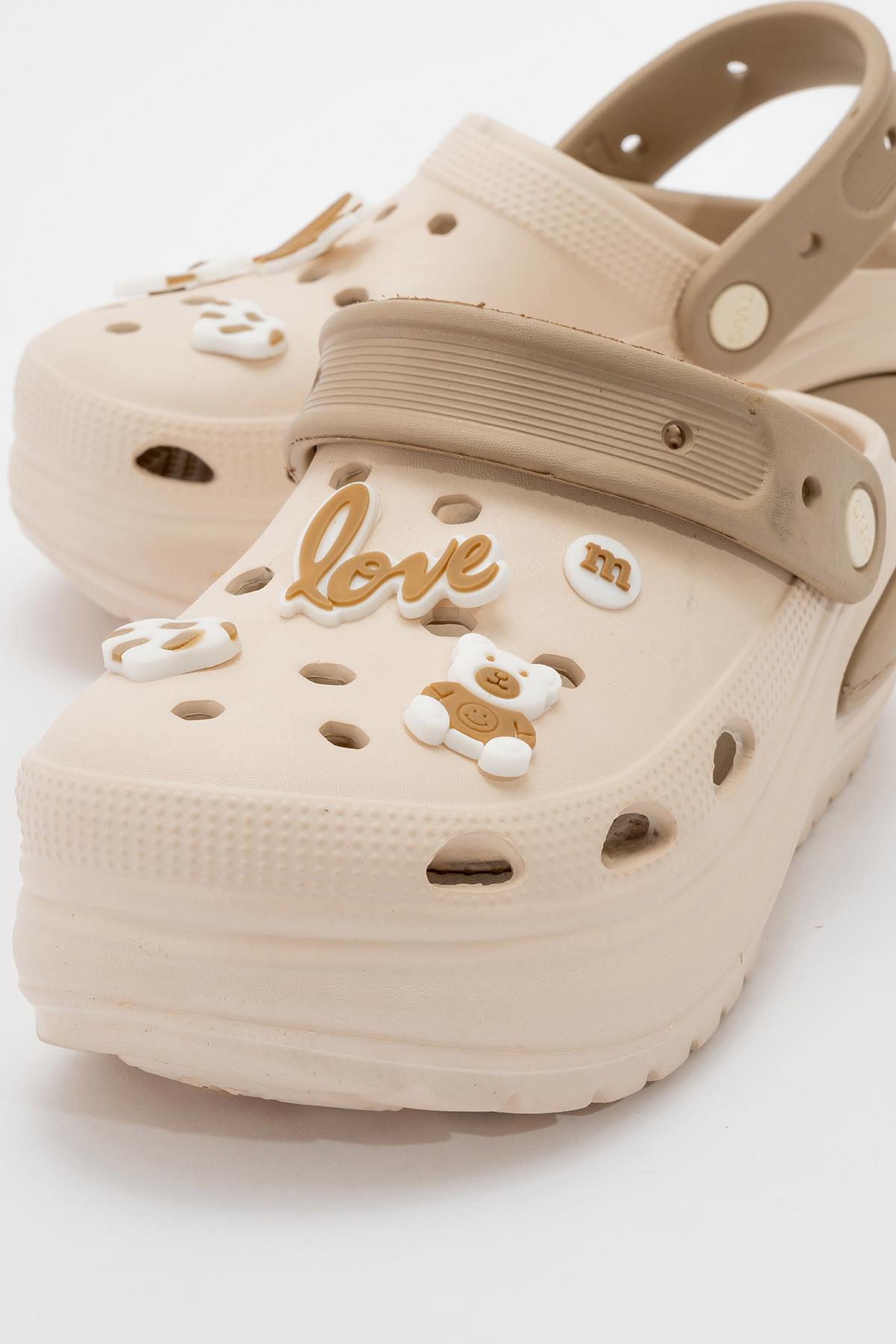 Kadın Sabo Terlik EKRU KUM - Görsel 4