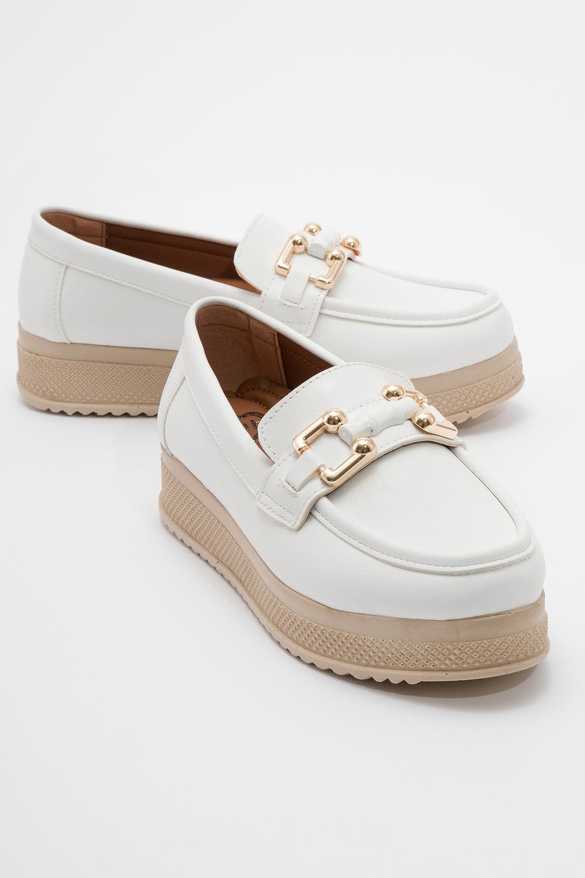 Kadın Günlük Ayakkabı BEYAZ CİLT - Görsel 3