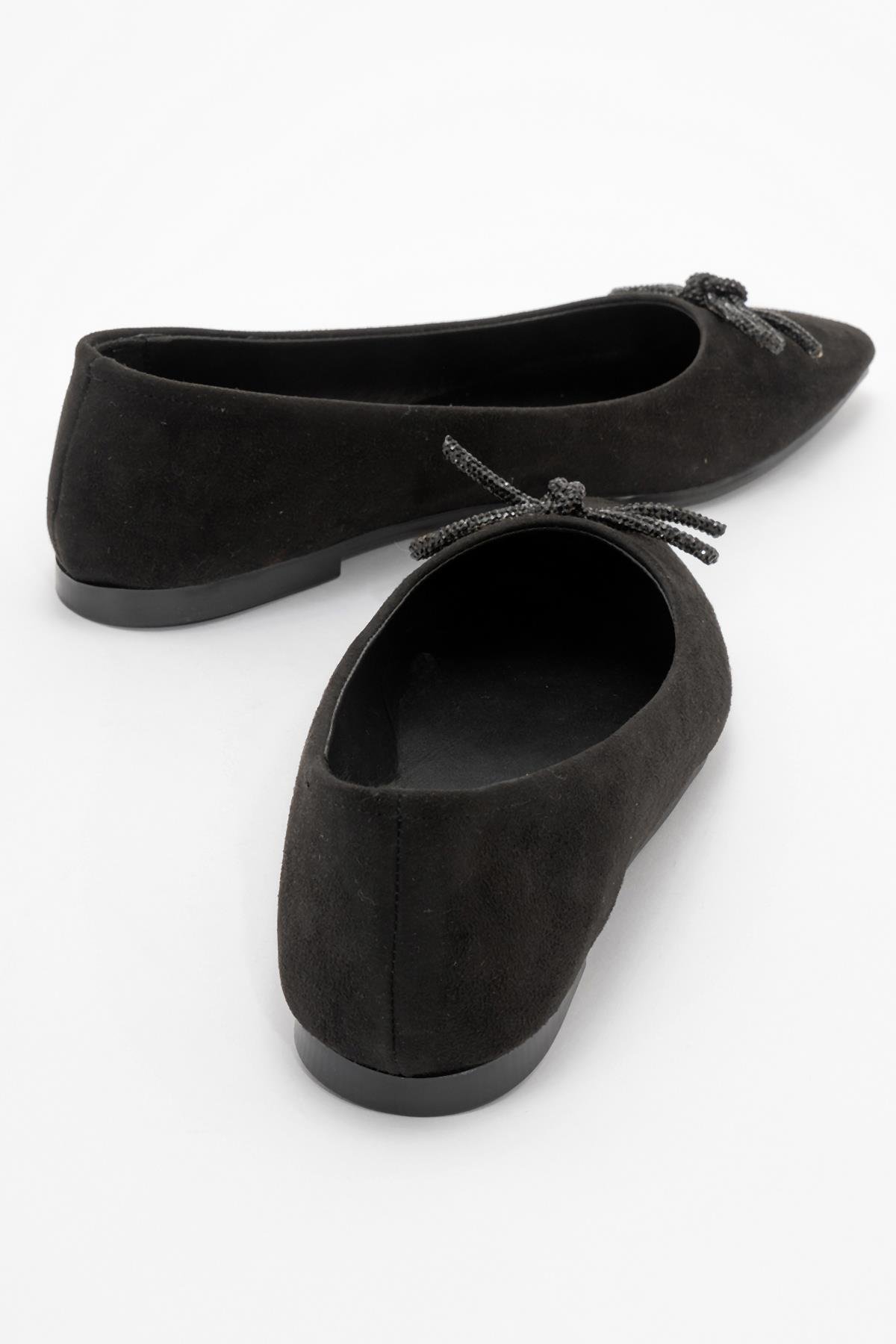 Kadın Sandalet SİYAH SÜET - Görsel 5