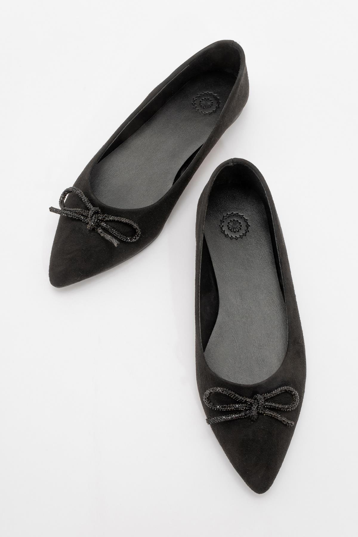 Kadın Sandalet SİYAH SÜET - Görsel 6