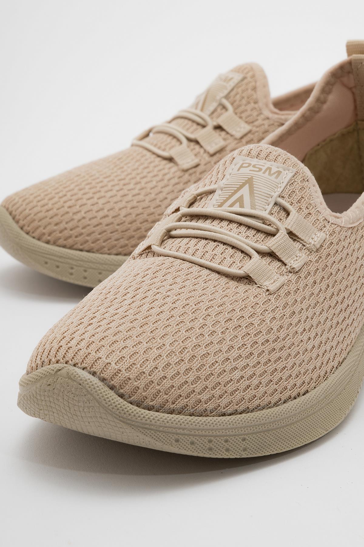 Bağcıklı Kadın Spor Babet BEJ - Görsel 4