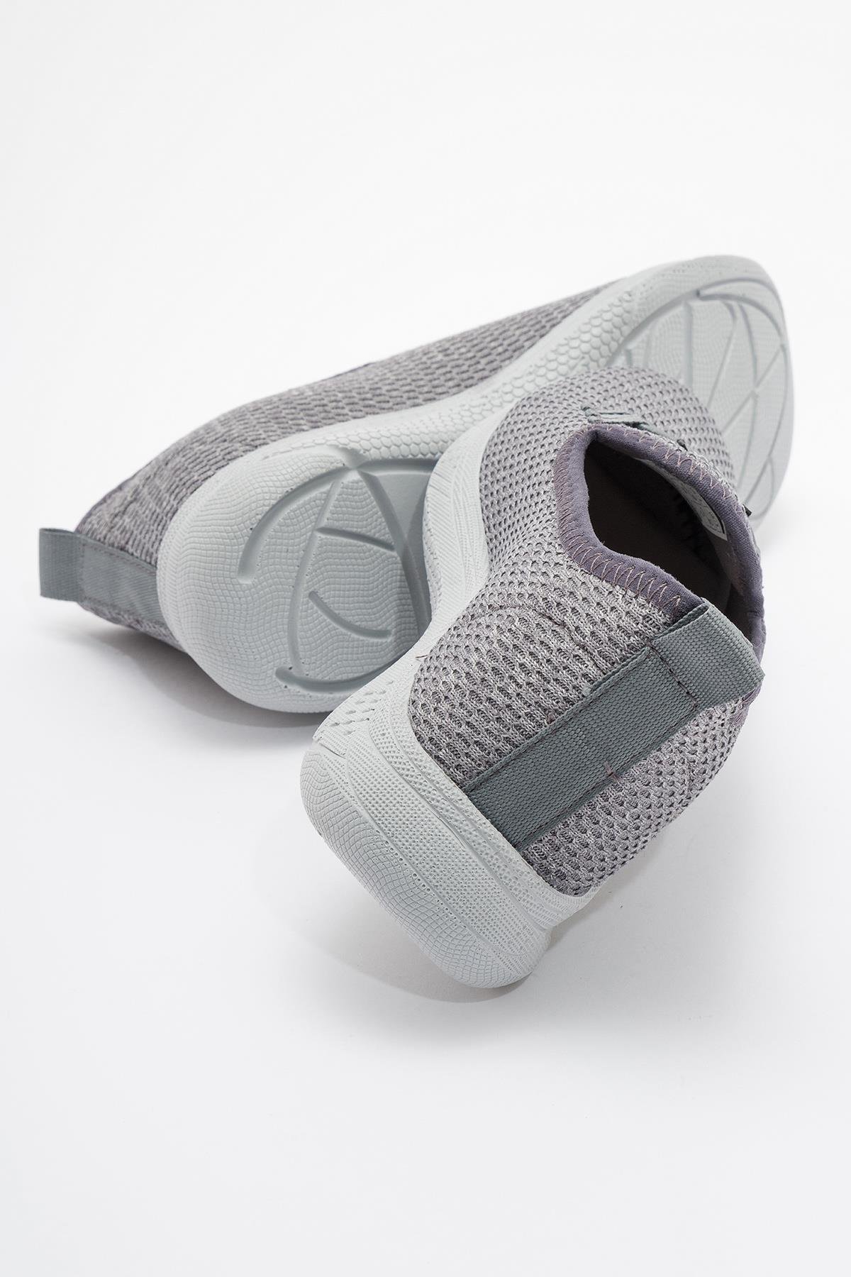 Bağcıklı Kadın Spor Babet FÜME - Görsel 5