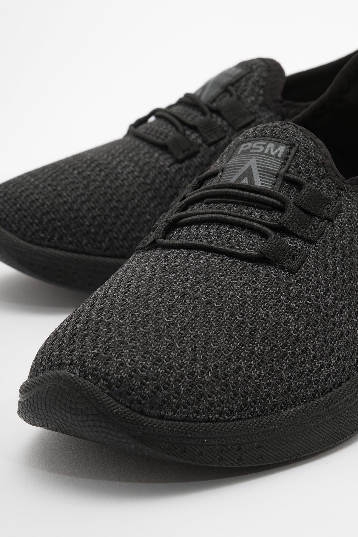 Bağcıklı Kadın Spor Babet SİYAH SİYAH - Görsel 4