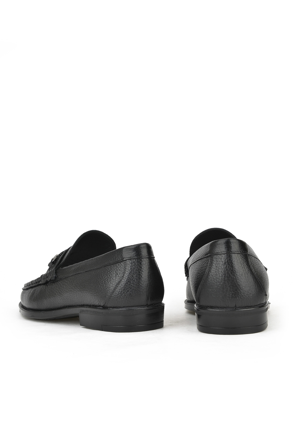 Erkek Hakiki Deri Ayakkabı 143745Z5418 Siyah - Görsel 4