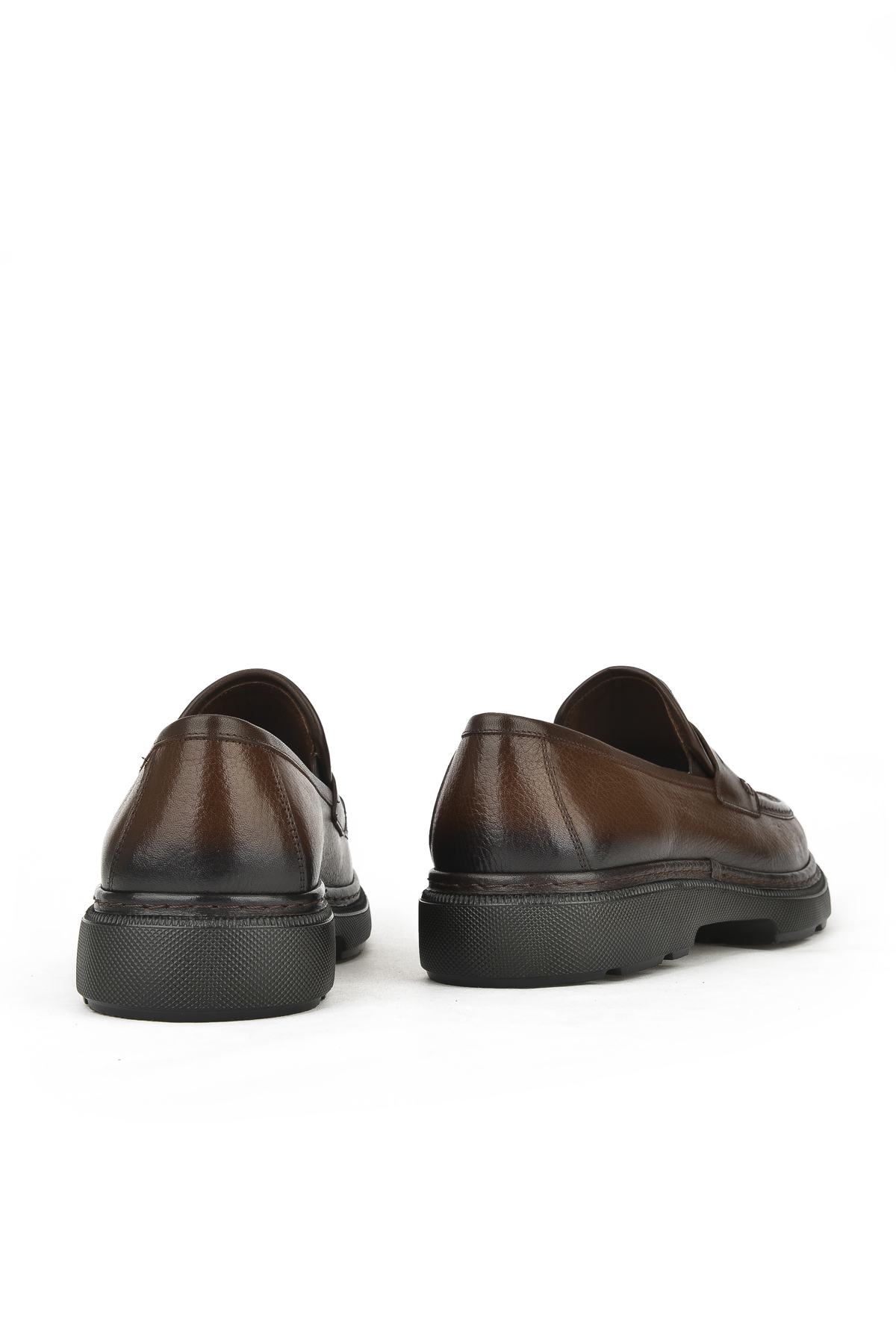 Erkek Hakiki Deri Ayakkabı 143745ZAB0706 Kahve - Görsel 4