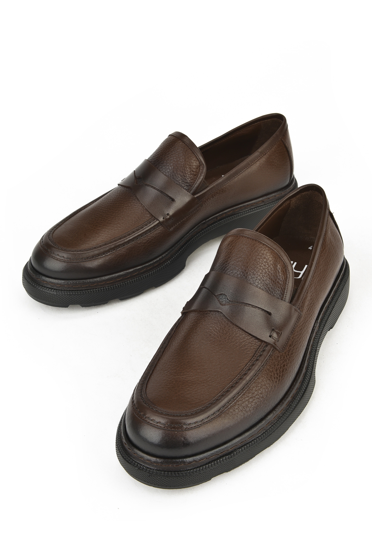 Erkek Hakiki Deri Ayakkabı 143745ZAB0706 Kahve - Görsel 6