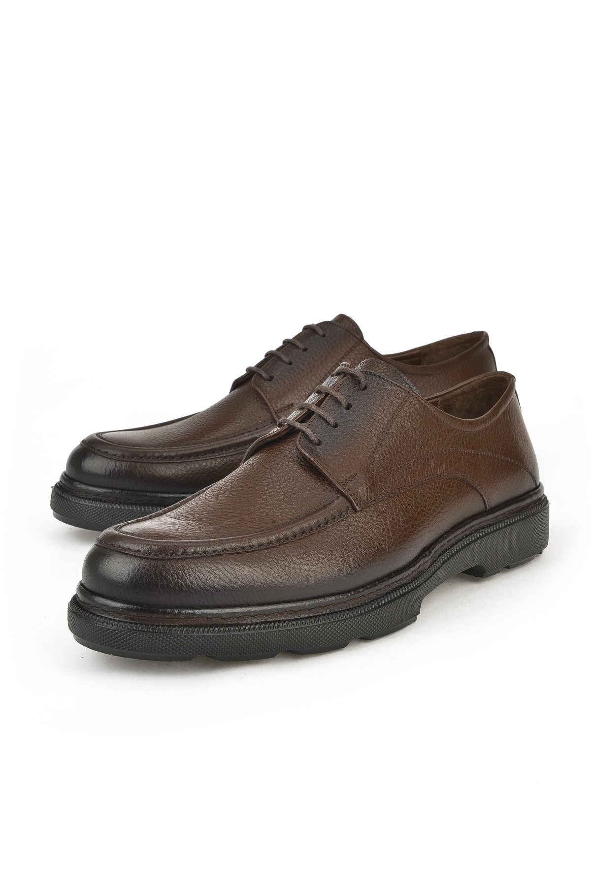 Erkek Hakiki Deri Ayakkabı 143745ZAB0707 Kahve - Görsel 6