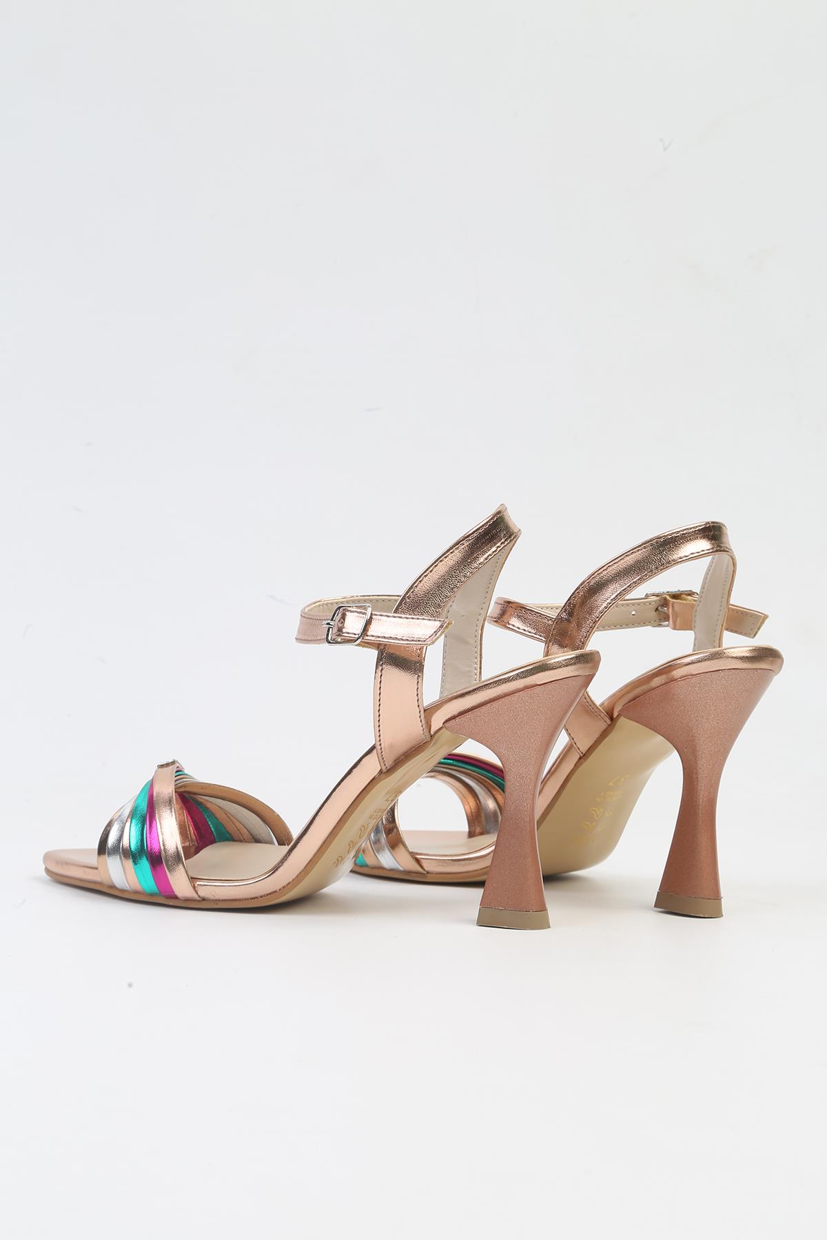 ® | PC-53070- 3959 Rose-Kadın Topuklu Ayakkabı - Görsel 4