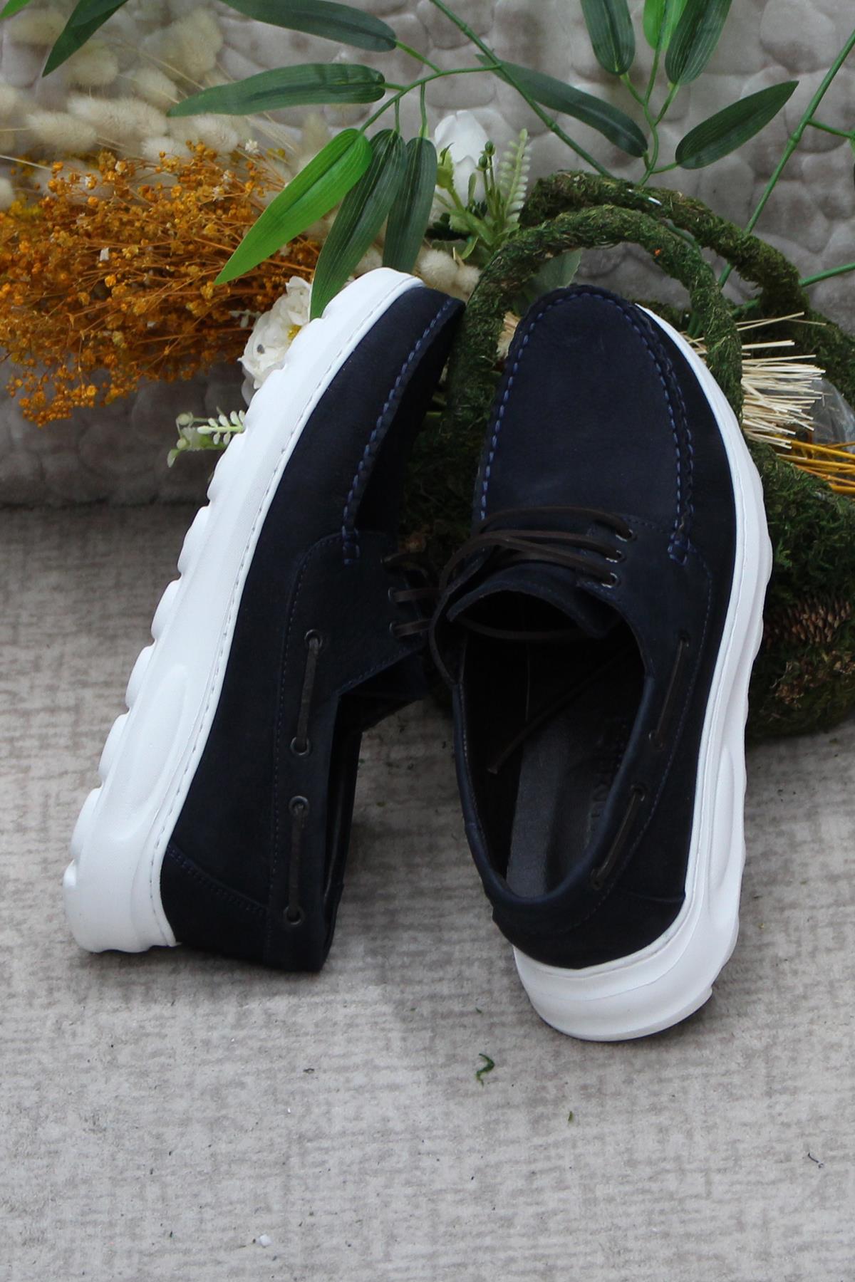 241112 Rahat Hafif Esnek Orijinal Ürün Nubuk Hakiki Deri Erkek Ayakkabı - Görsel 8