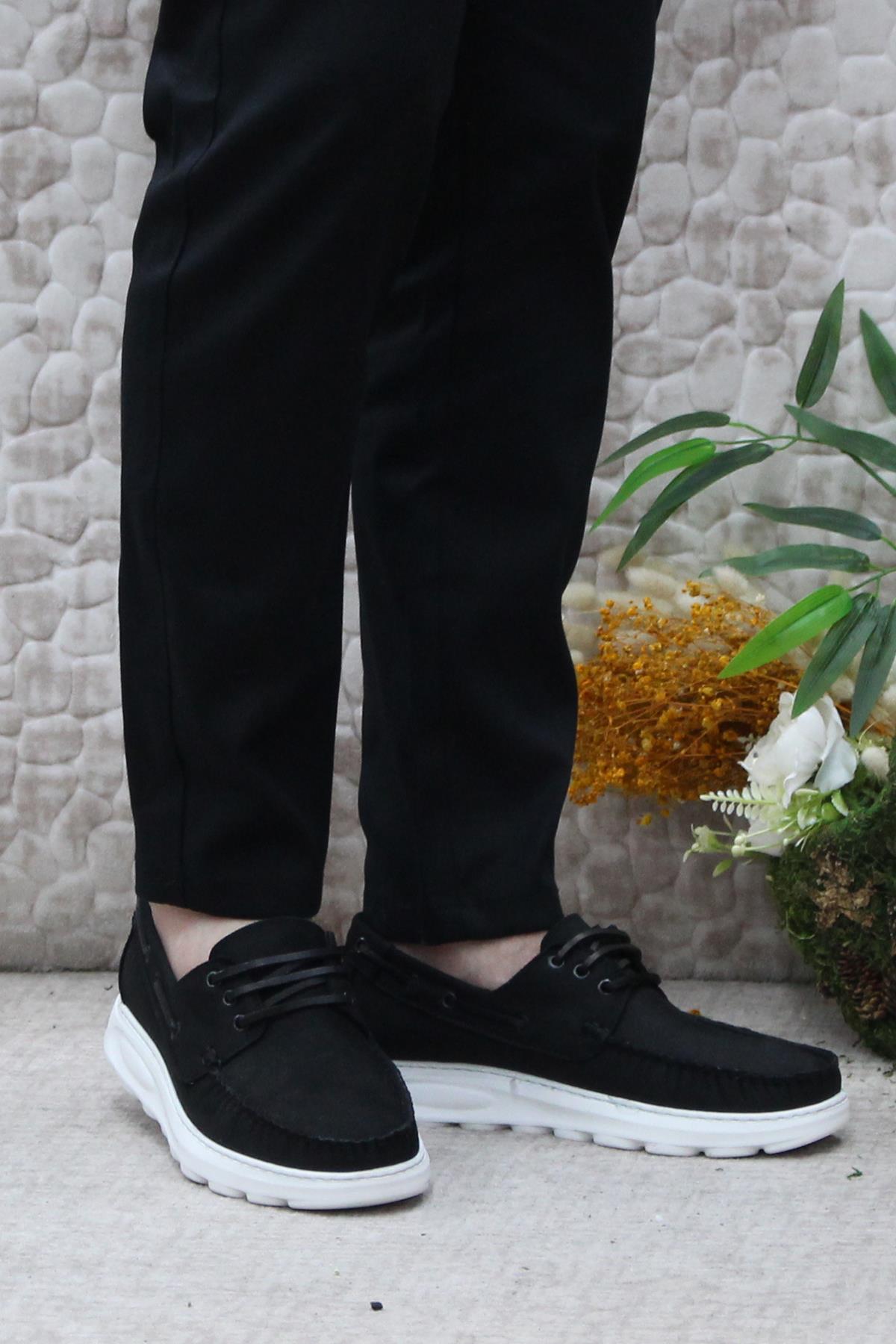 241112 Rahat Hafif Esnek Orijinal Ürün Nubuk Hakiki Deri Erkek Ayakkabı - Görsel 3