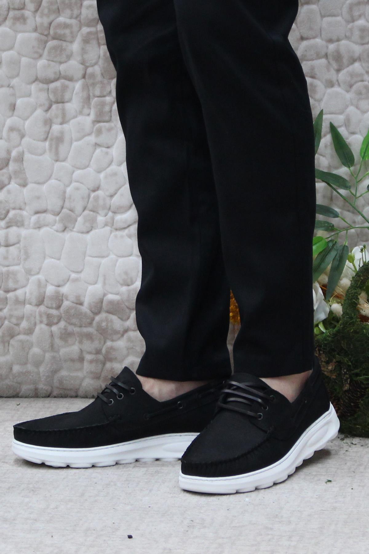 241112 Rahat Hafif Esnek Orijinal Ürün Nubuk Hakiki Deri Erkek Ayakkabı - Görsel 4