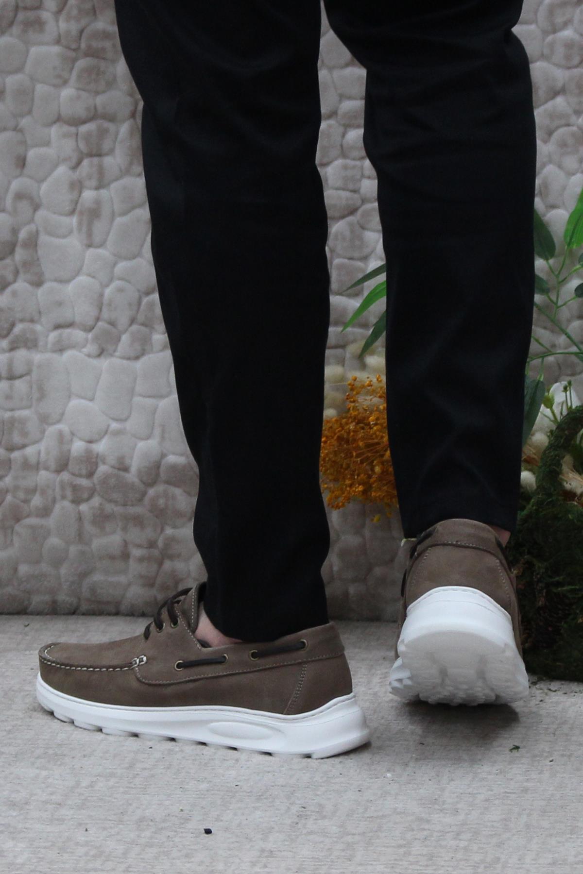 241112 Rahat Hafif Esnek Orijinal Ürün Nubuk Hakiki Deri Erkek Ayakkabı - Görsel 5