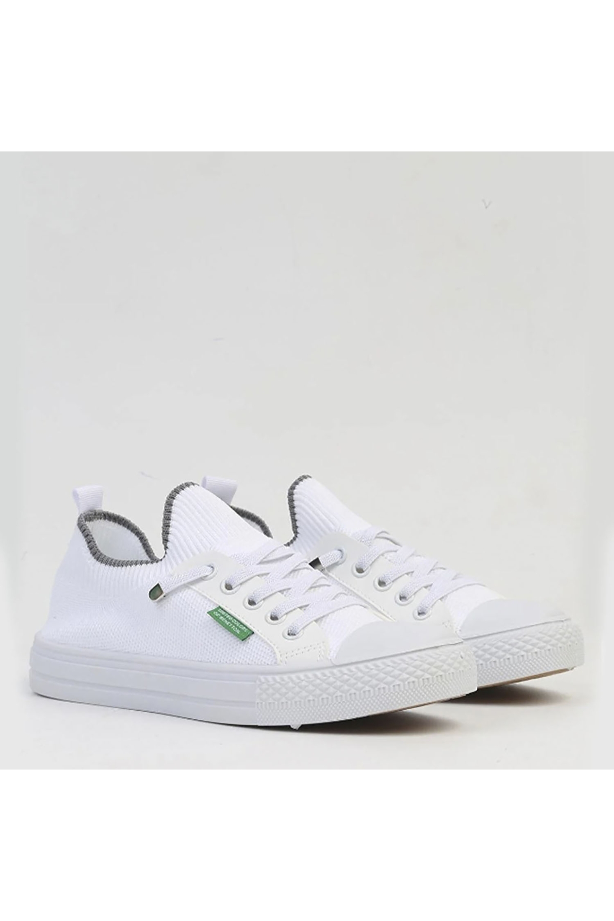 10233 Kadın Günlük Sneaker Ayakkabı Beyaz - Görsel 6