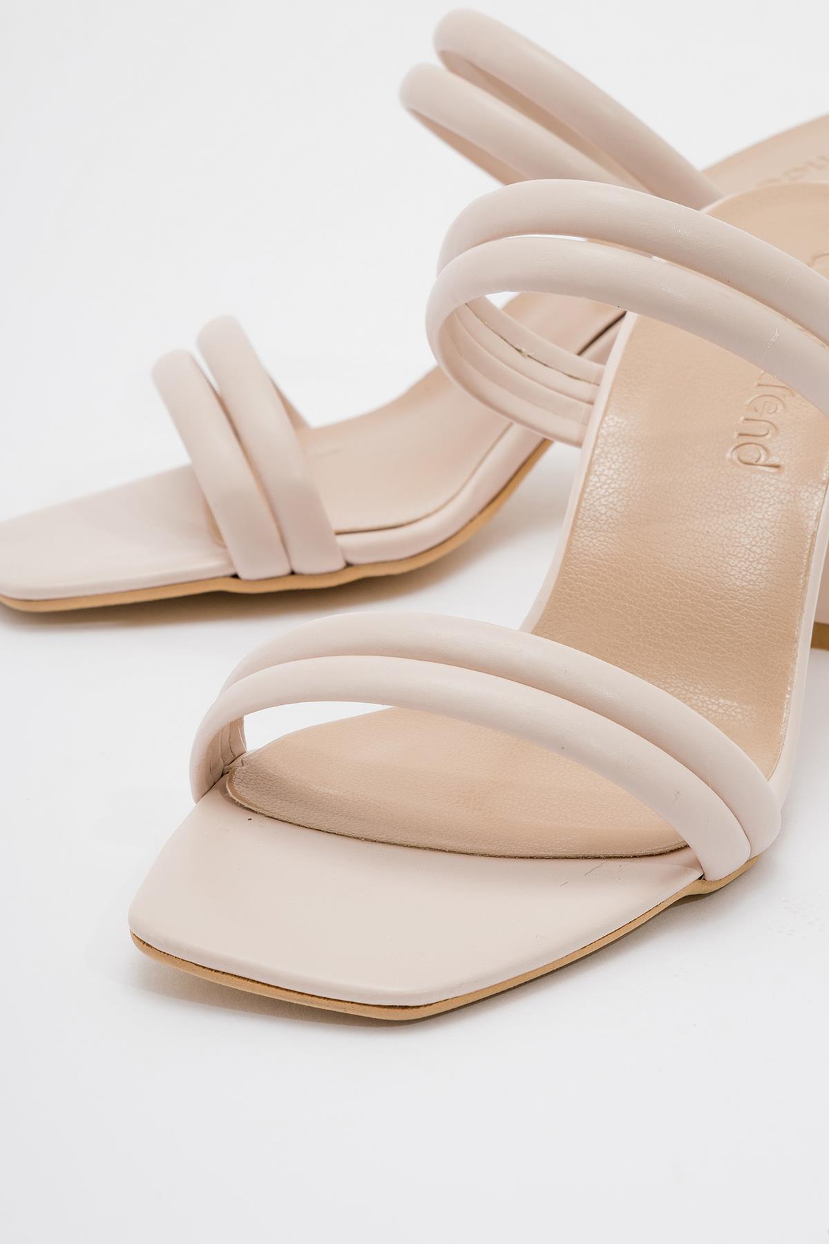 Kadın Sivri Burunlu Stiletto TEN CİLT - Görsel 4