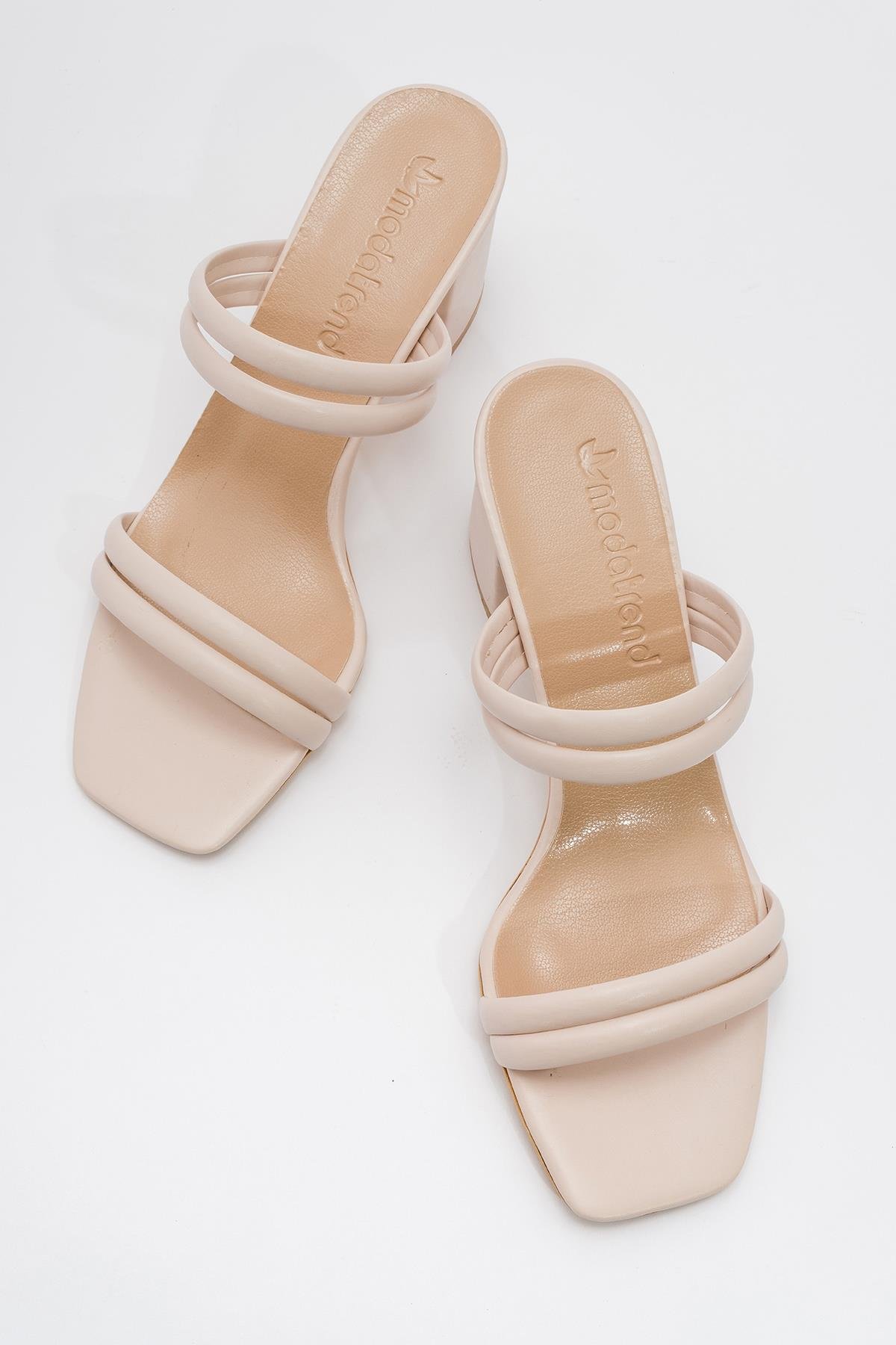 Kadın Sivri Burunlu Stiletto TEN CİLT - Görsel 6