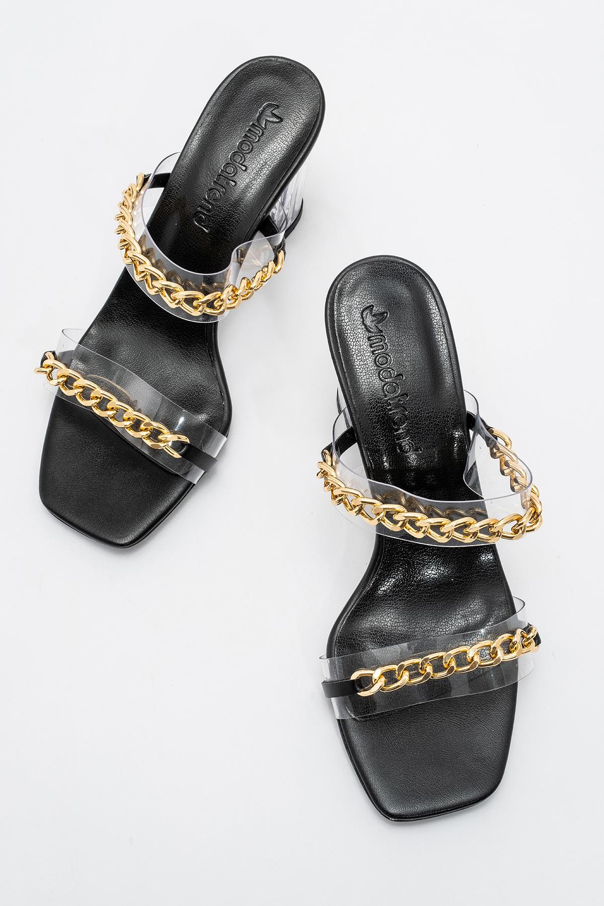 Kadın Küt Burunlu SİYAH CİLT - Görsel 6