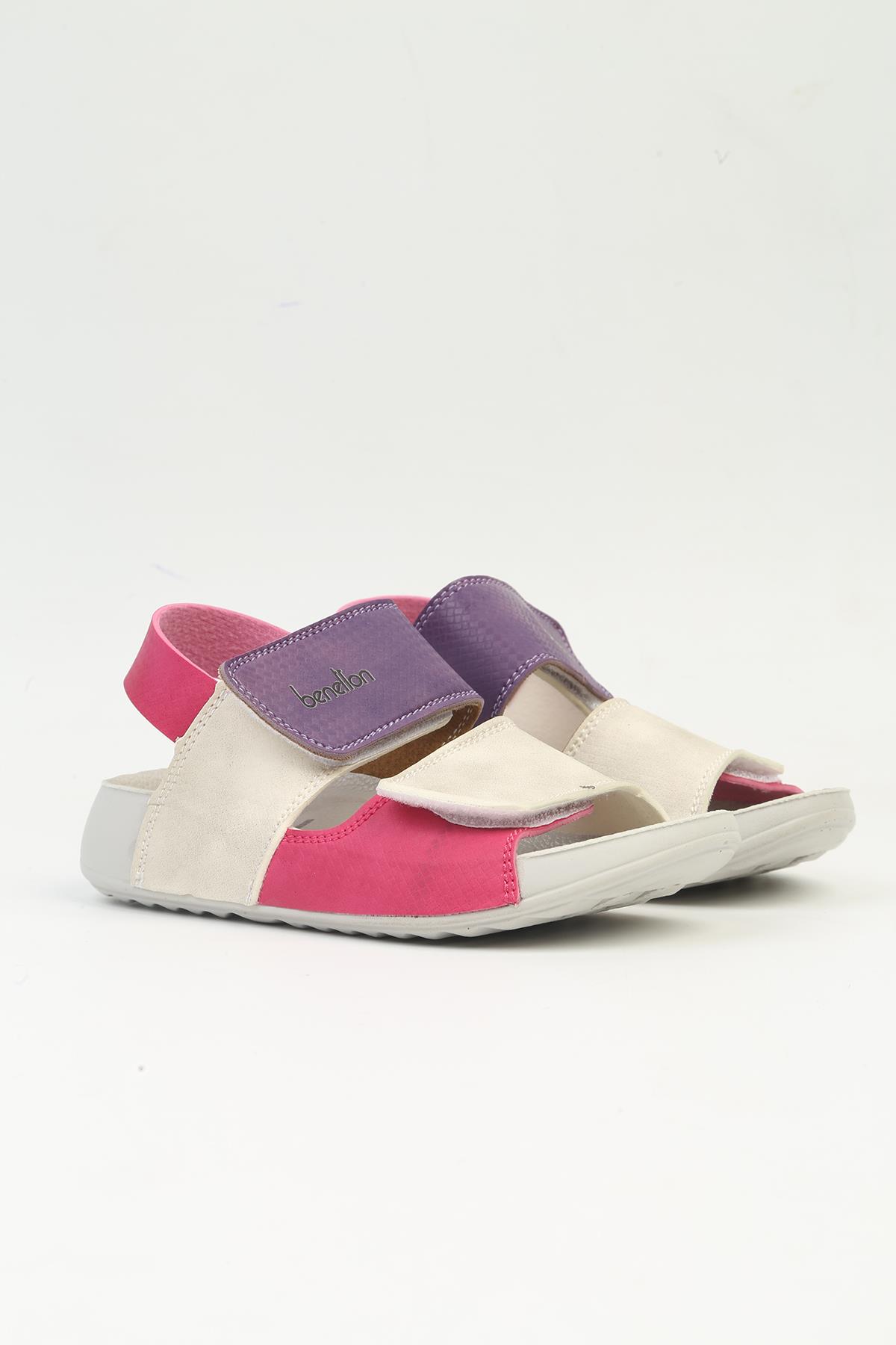 ® | BN-31518 - 2158 Bej-Çocuk Sandalet - Görsel 3