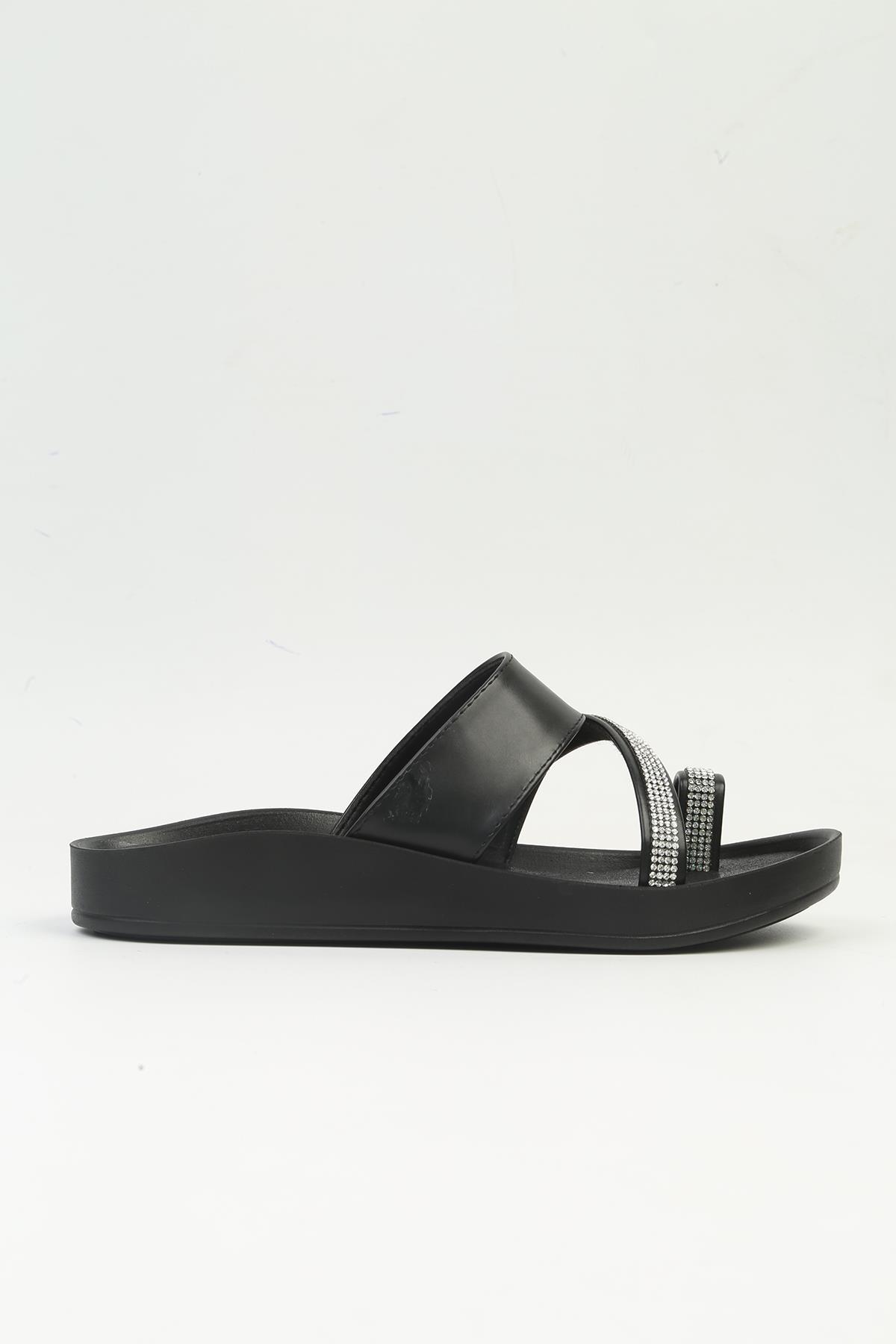 ® | PC-3510 - 4300 Siyah - Kadın Terlik - Görsel 2