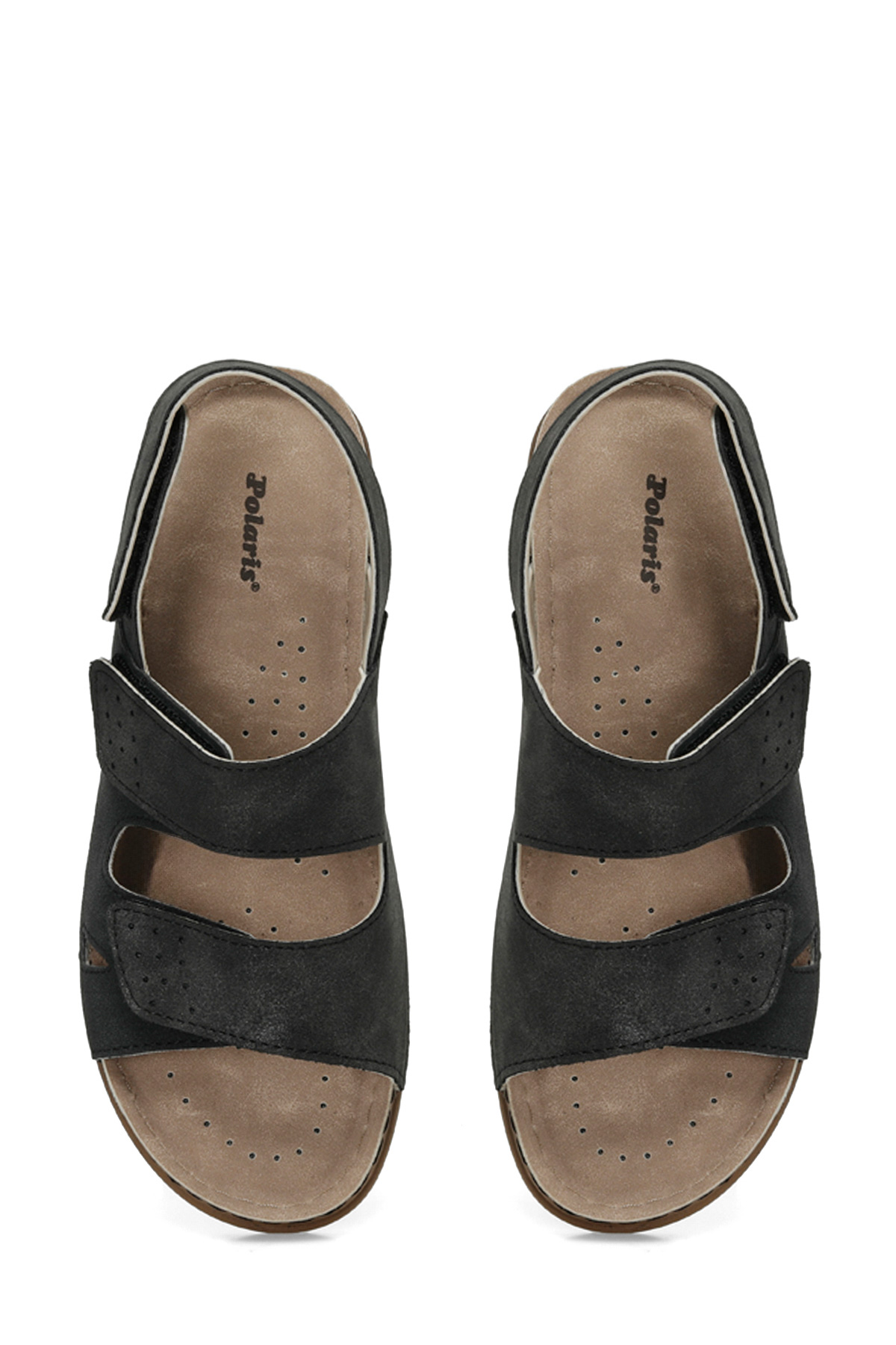 166359.BZ4FX Siyah Kadın Comfort Sandalet - Görsel 5