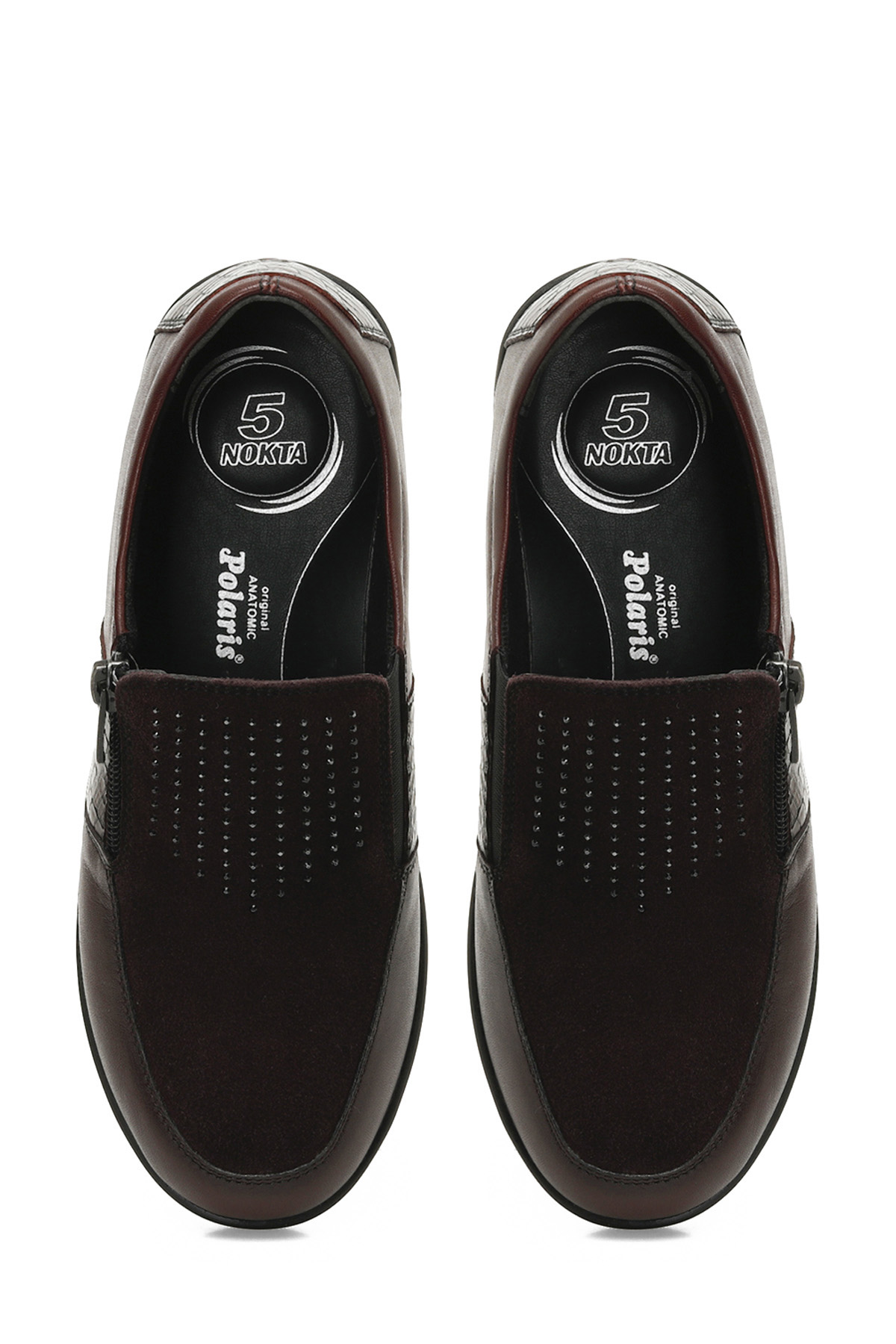 105292.Z4PR Bordo Kadın Düz Ayakkabı - Görsel 5