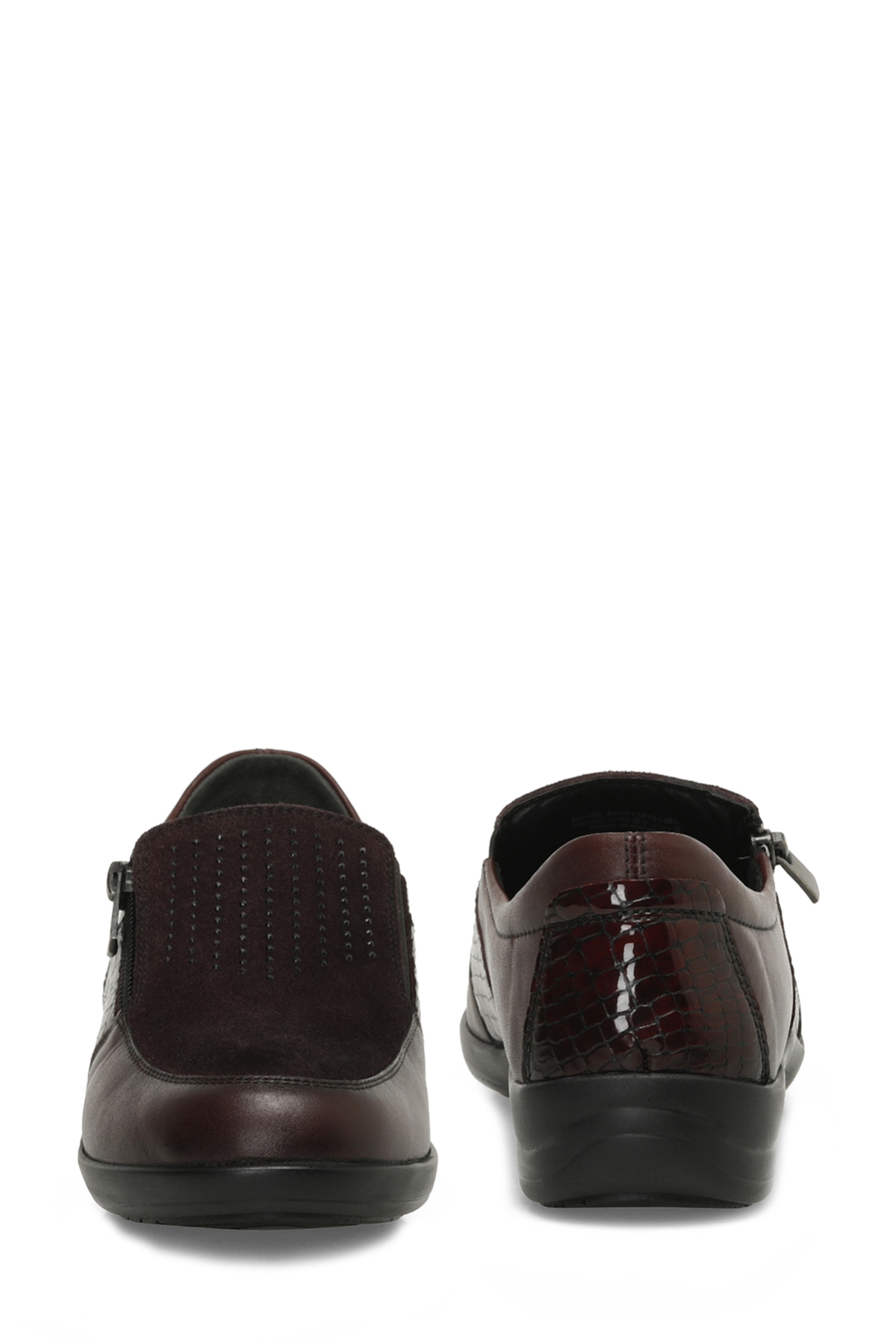 105292.Z4PR Bordo Kadın Düz Ayakkabı - Görsel 6