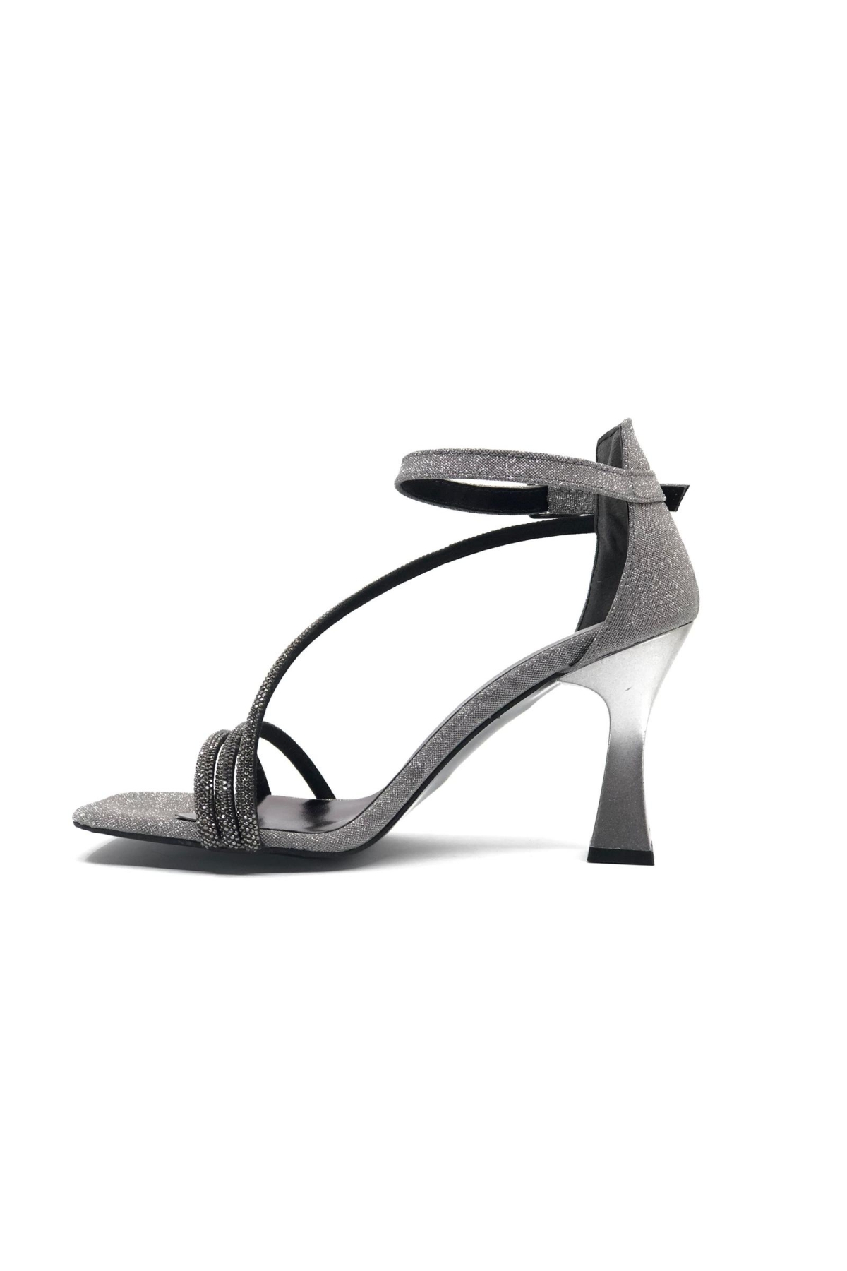 Taşlı Topuklu Kadın Abiye Ayakkabı - Görsel 5