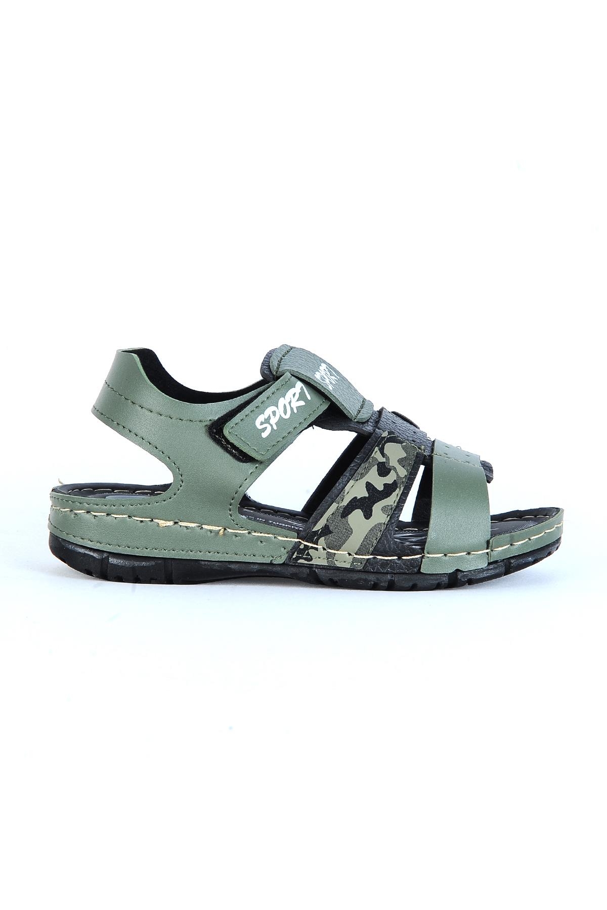 5160 Cırtlı Yazlık Erkek Çocuk Sandalet - Görsel 2