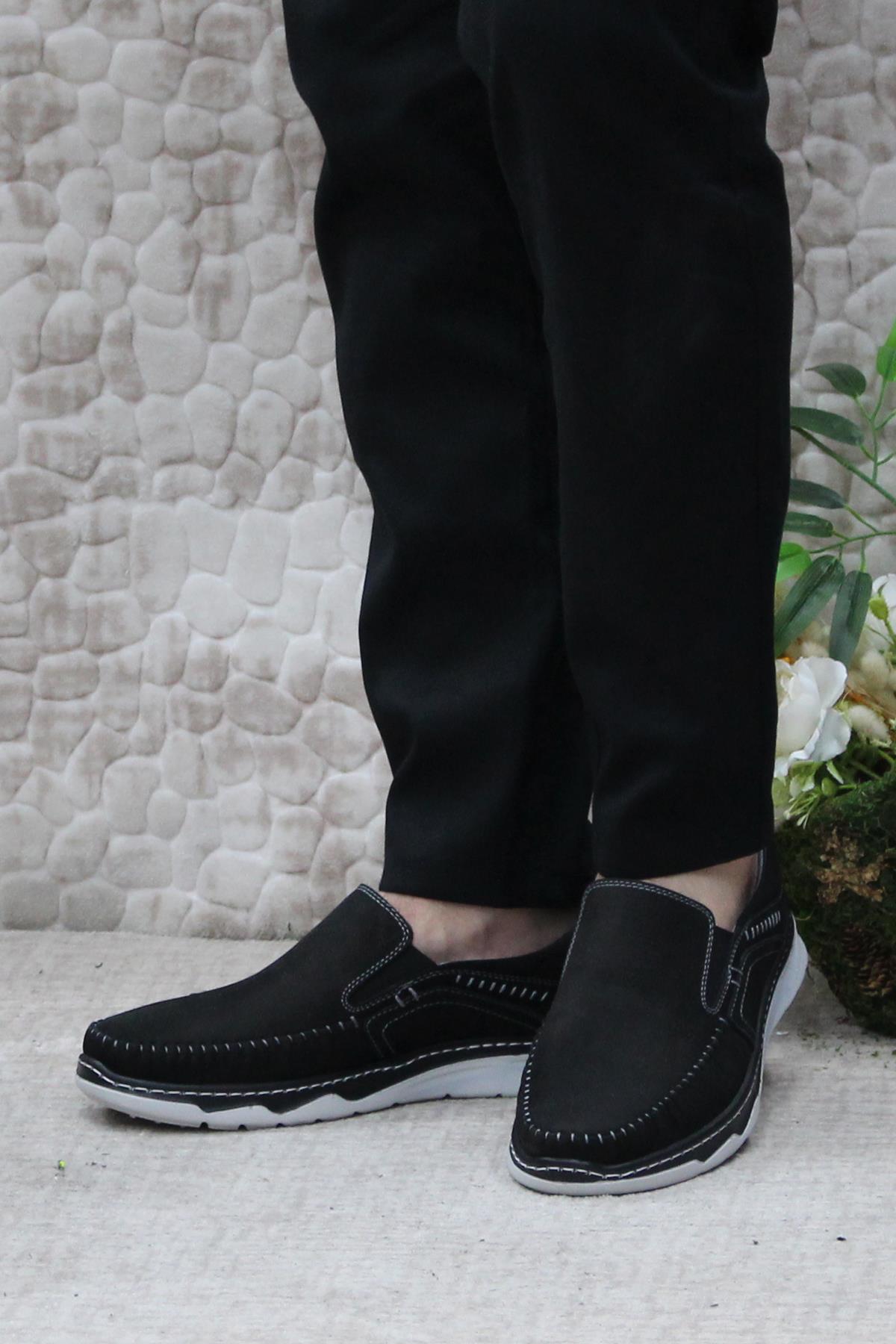 2067 Hisaş Nubuk İç Ve Dış Hakiki Deri Erkek Ayakkabı - Görsel 4