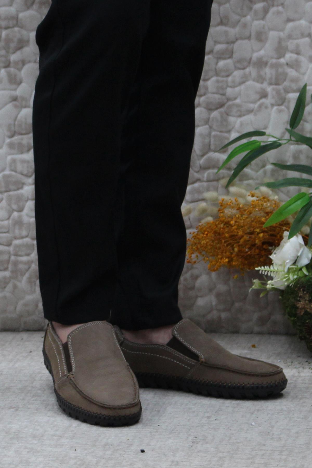 241051 Nubuk Rahat Yumuşak Hakiki Deri Erkek Ayakkabı - Görsel 3