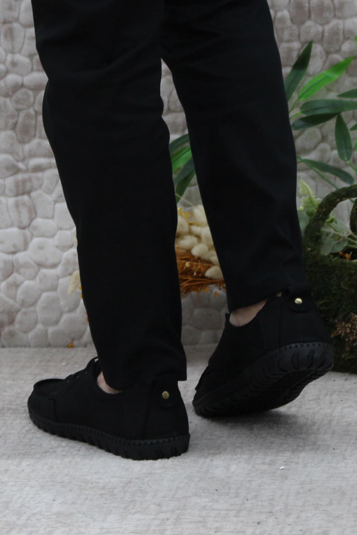 241052 Nubuk Rahat Yumuşak Hakiki Deri Erkek Ayakkabı - Görsel 5