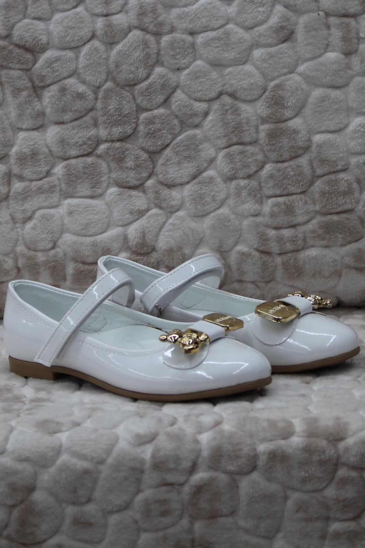 Ba Ba 81801 Kız Çocuk Elbise Ayakkabısı Kız Çocuk Babet - Görsel 2