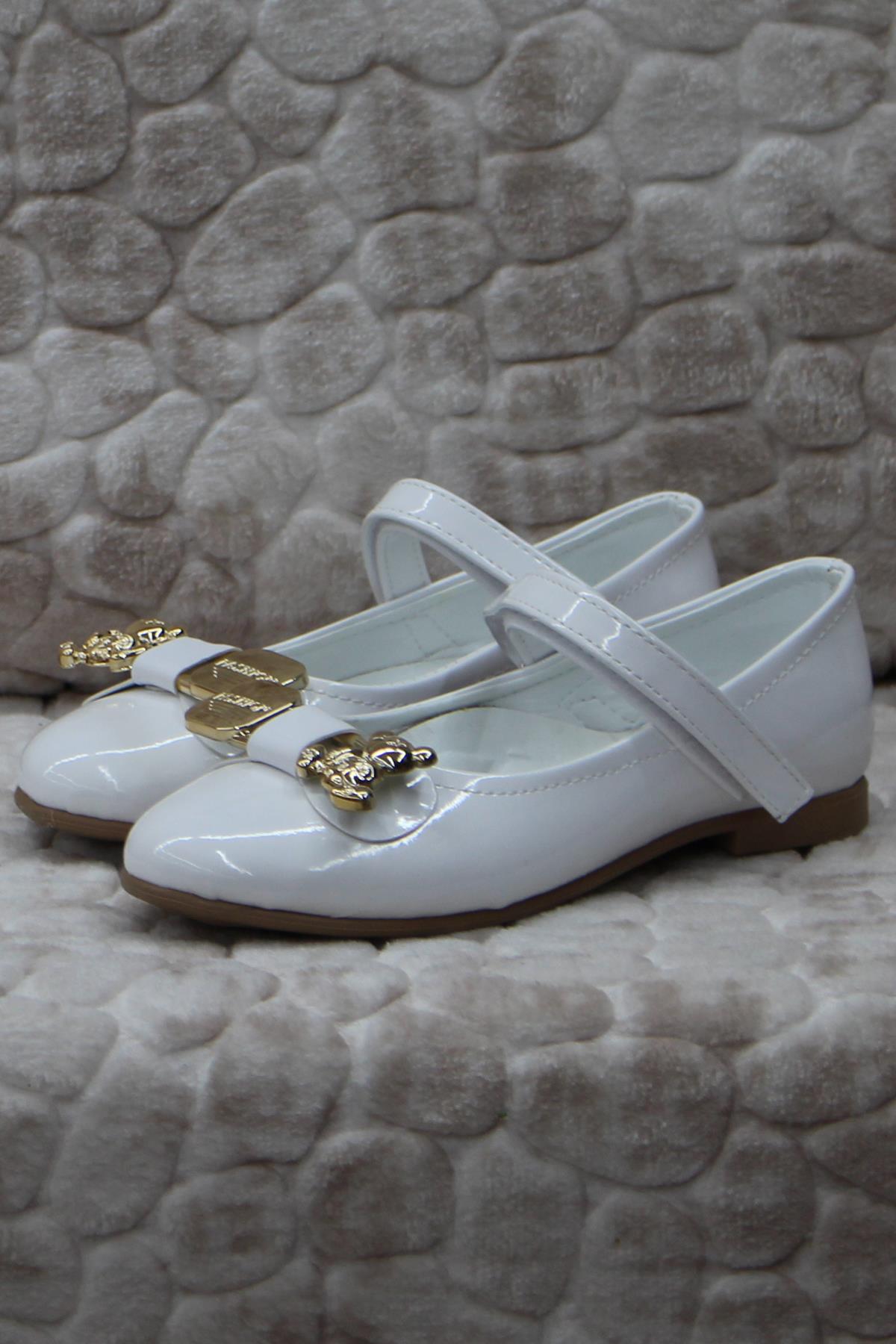 Ba Ba 81801 Kız Çocuk Elbise Ayakkabısı Kız Çocuk Babet - Görsel 3