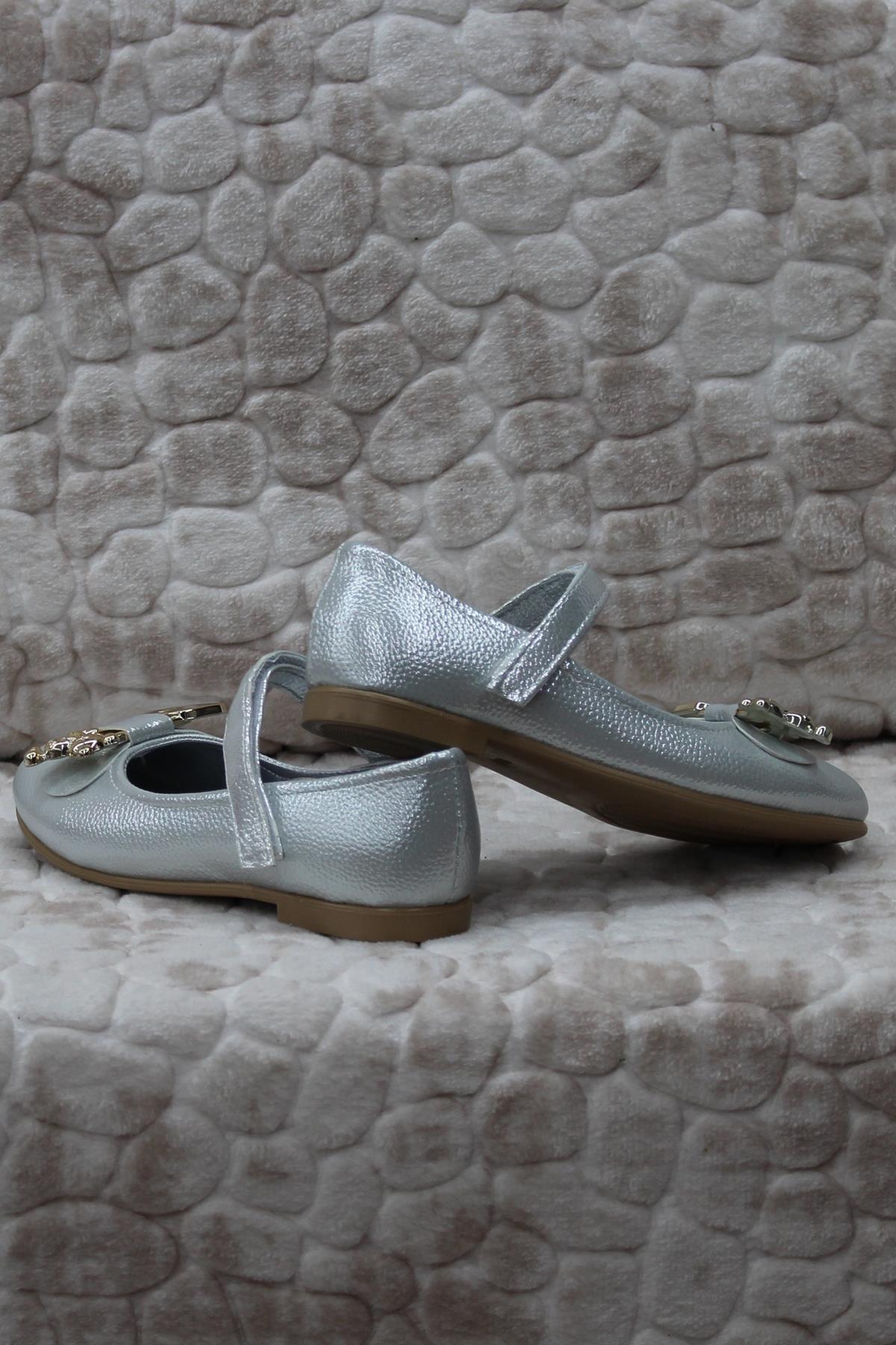 Ba Ba 81801 Kız Çocuk Elbise Ayakkabısı Kız Çocuk Babet - Görsel 4