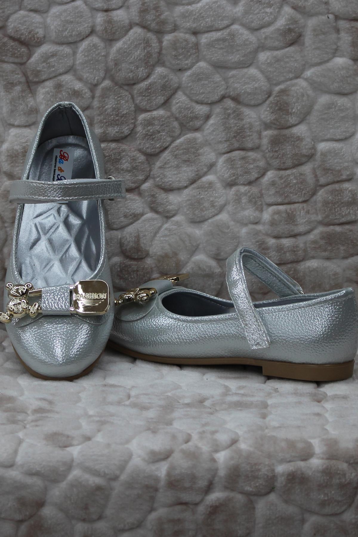 Ba Ba 81801 Kız Çocuk Elbise Ayakkabısı Kız Çocuk Babet - Görsel 6