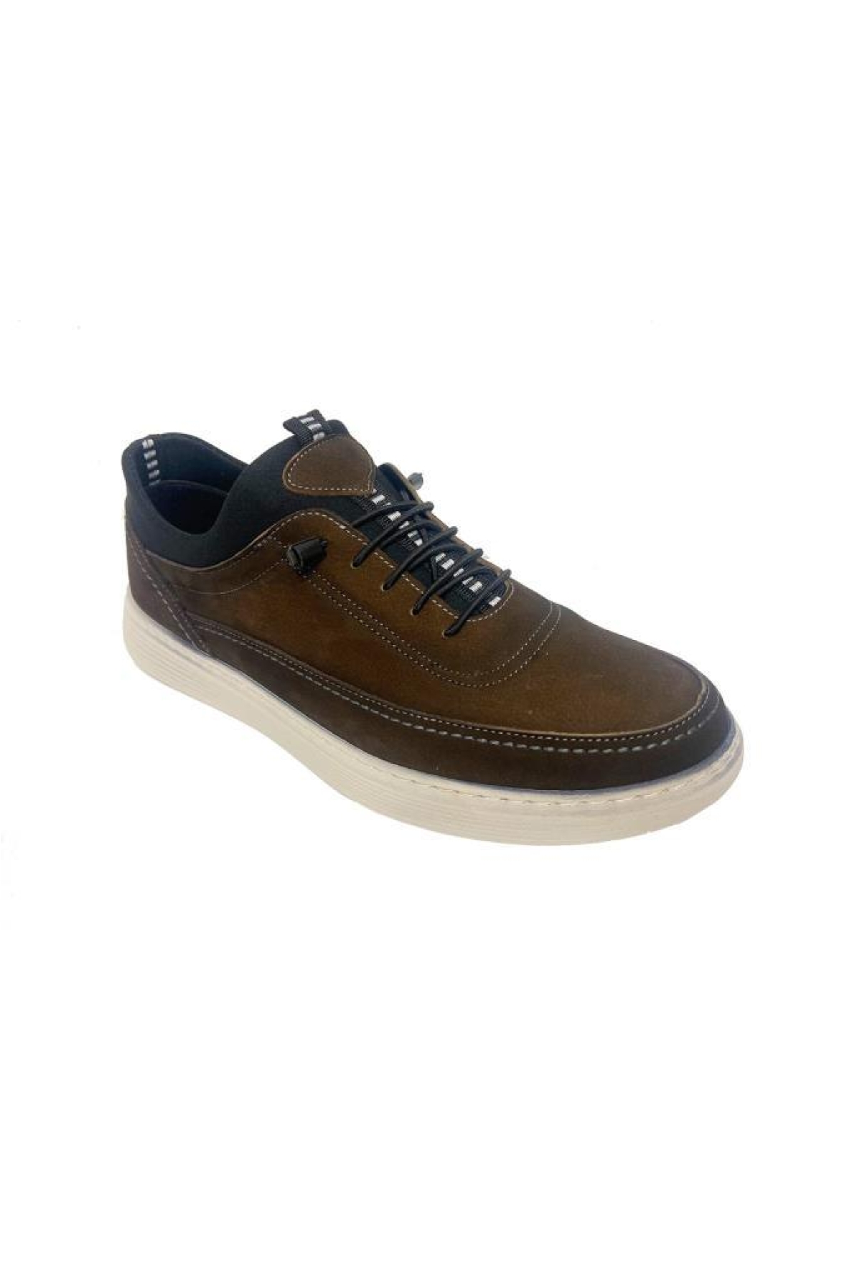 626-24 Hakiki Deri Anatomik Nubuk Casual Erkek Ayakkabı - Görsel 2