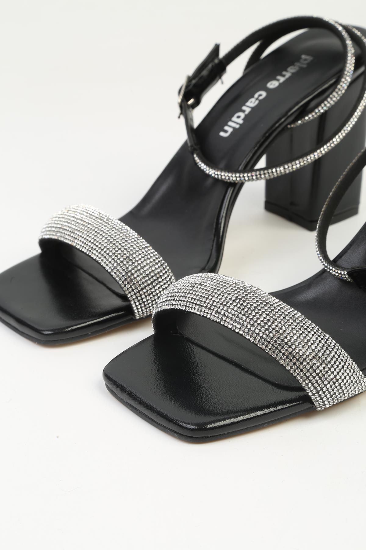 ® | PC-53056- 3959 Siyah-Kadın Topuklu Ayakkabı - Görsel 5