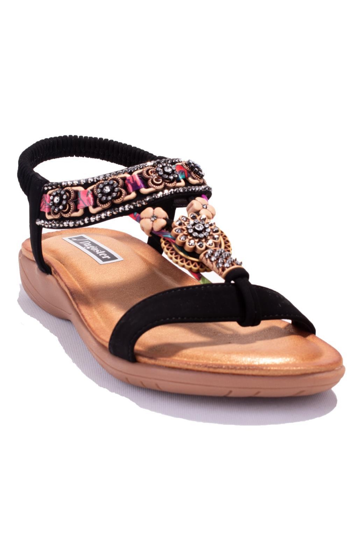 Dagoster Bej Dagoster DZA07 DZA07-7416782 Günlük Ortopedik Kadın sandalet