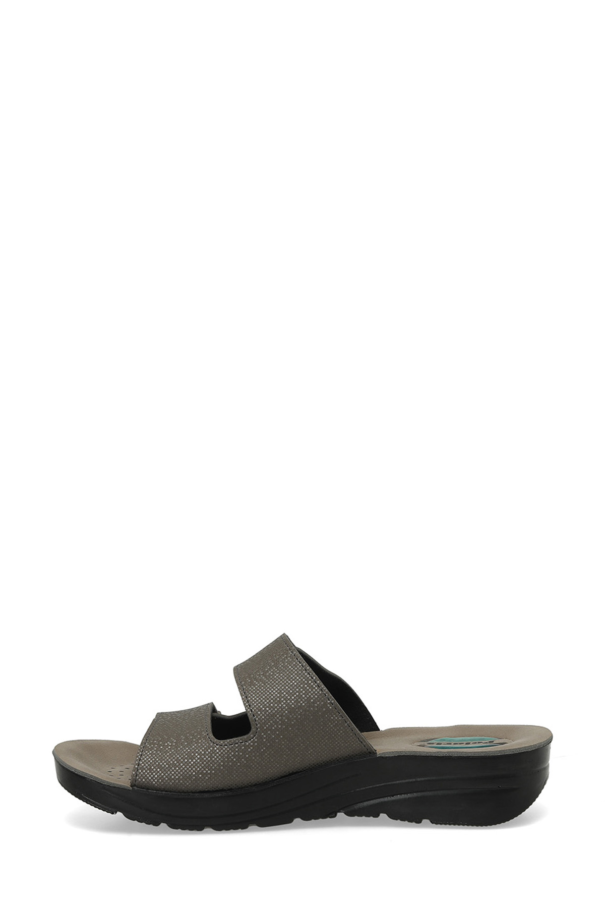 Polaris 607005.Z4PR Gri Kadın Ev Terliği - Görsel 4