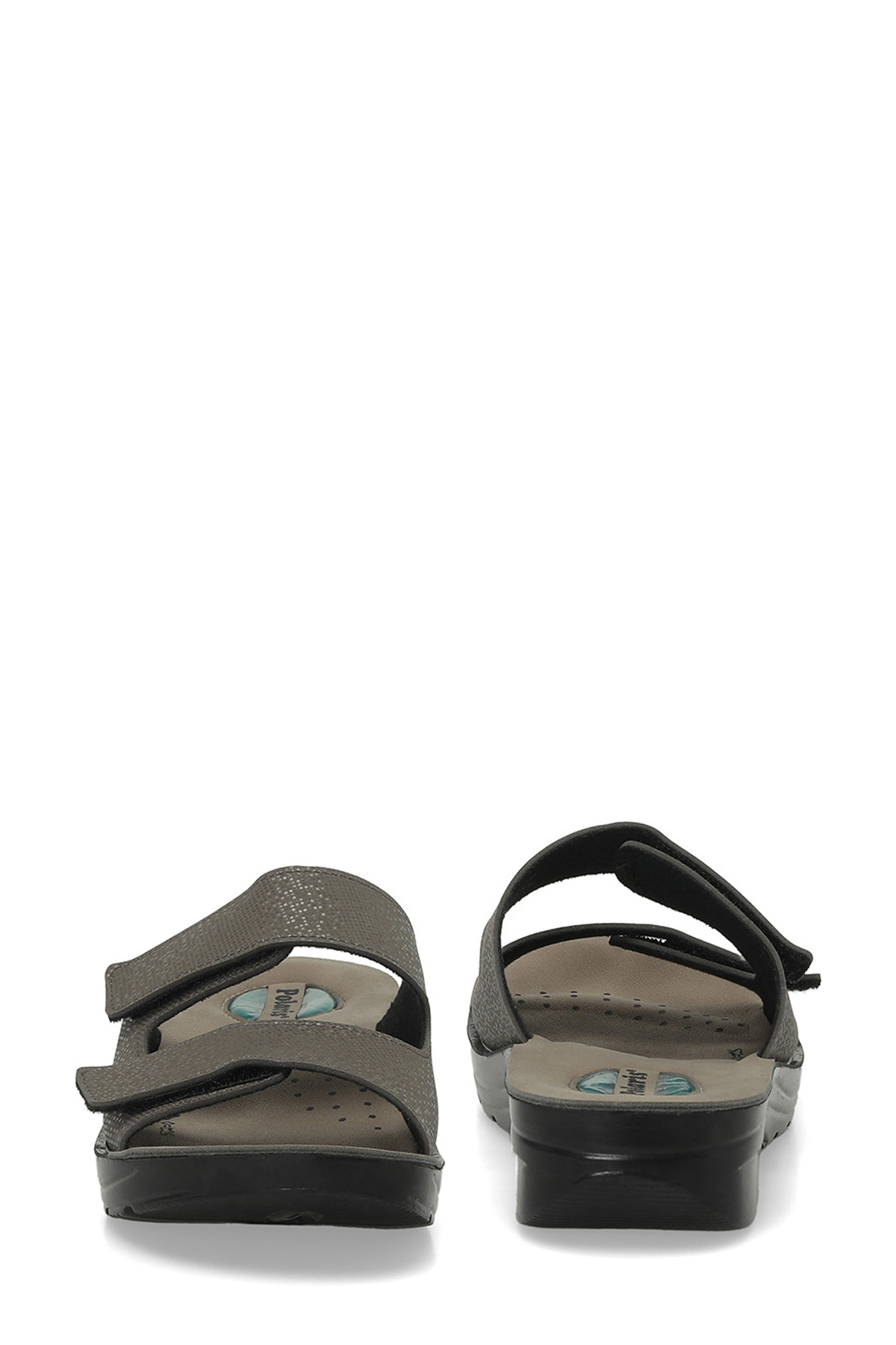 Polaris 607005.Z4PR Gri Kadın Ev Terliği - Görsel 6