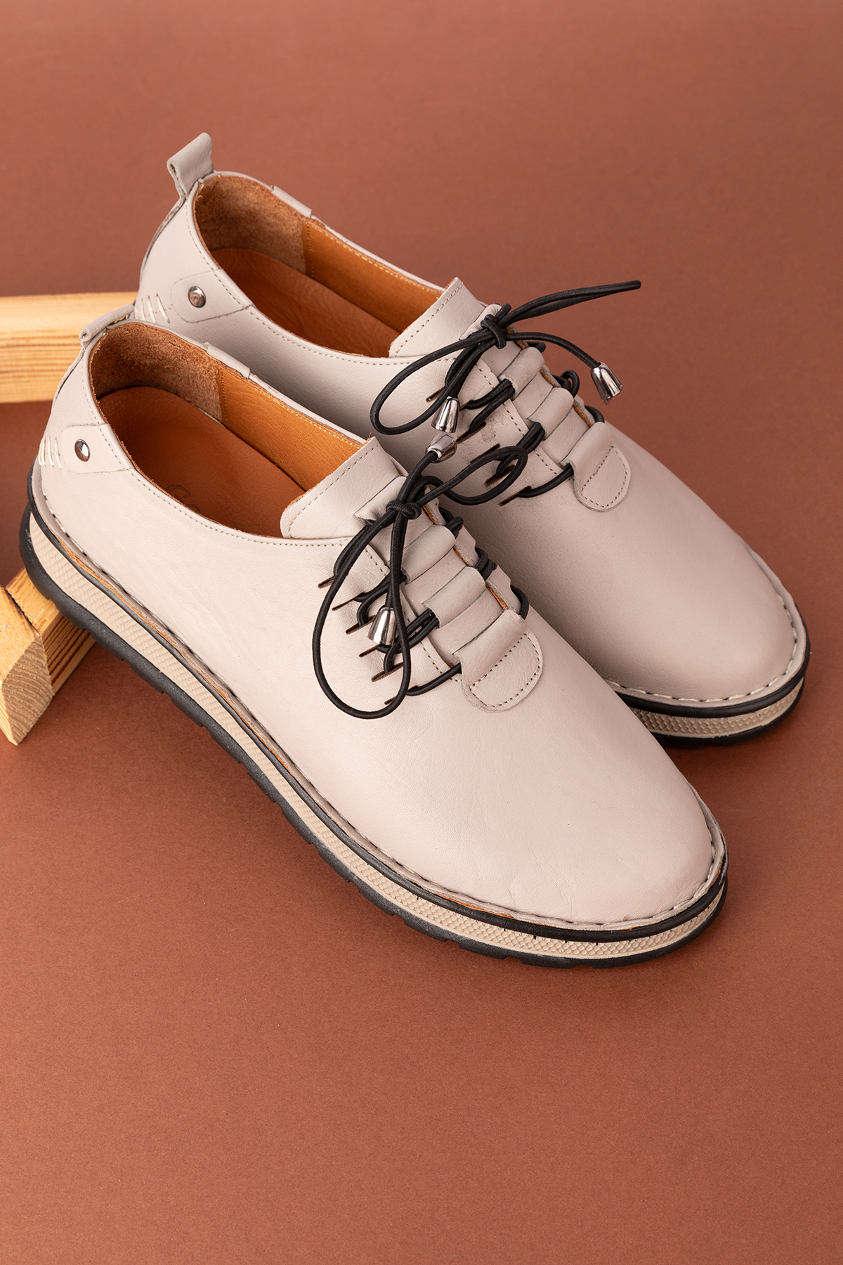 Gondol Hakiki Deri Hafif Taban Rahat Günlük Ayakkabı byz.530 - Görsel 3