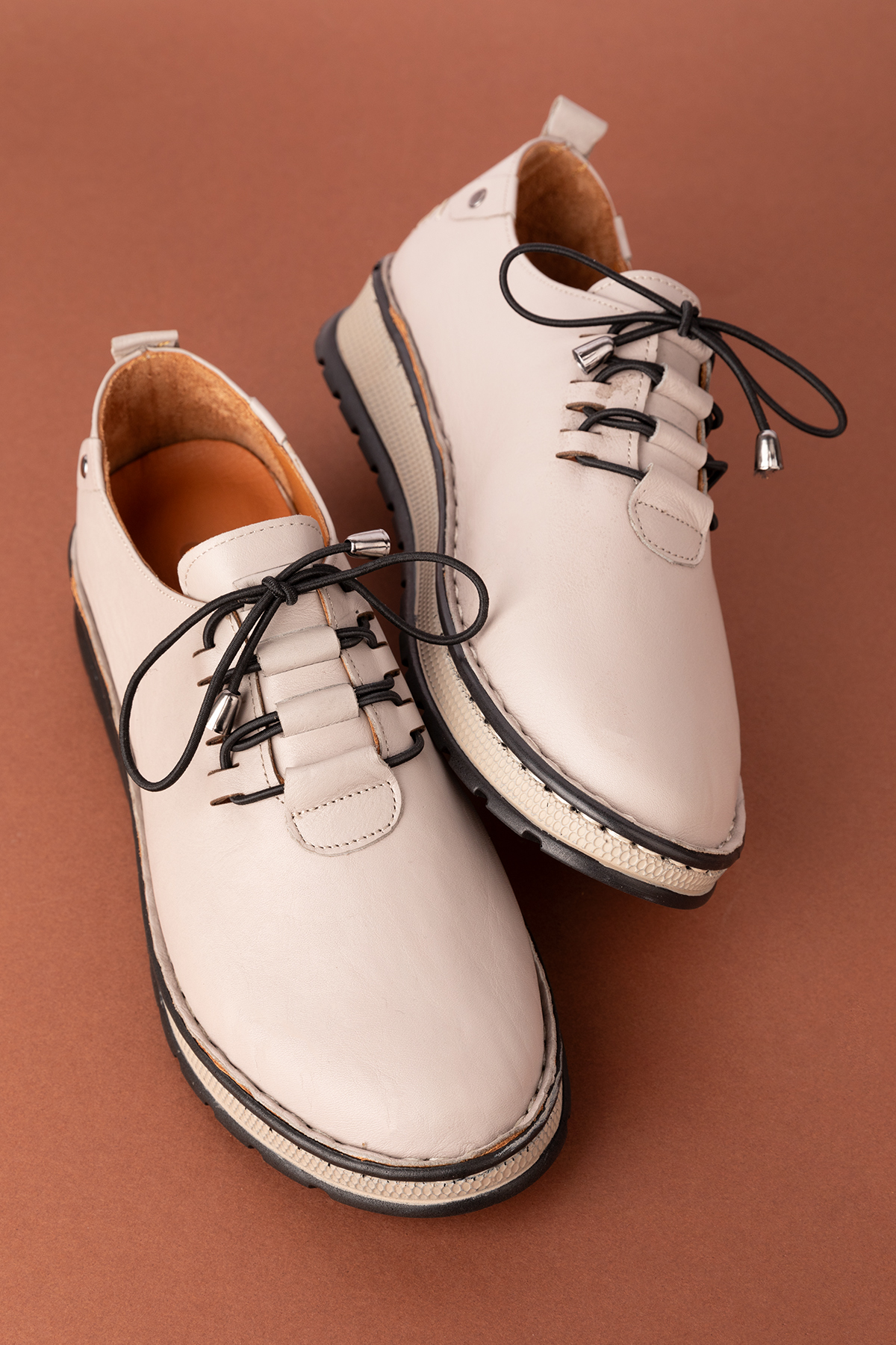 Gondol Hakiki Deri Hafif Taban Rahat Günlük Ayakkabı byz.530 - Görsel 4