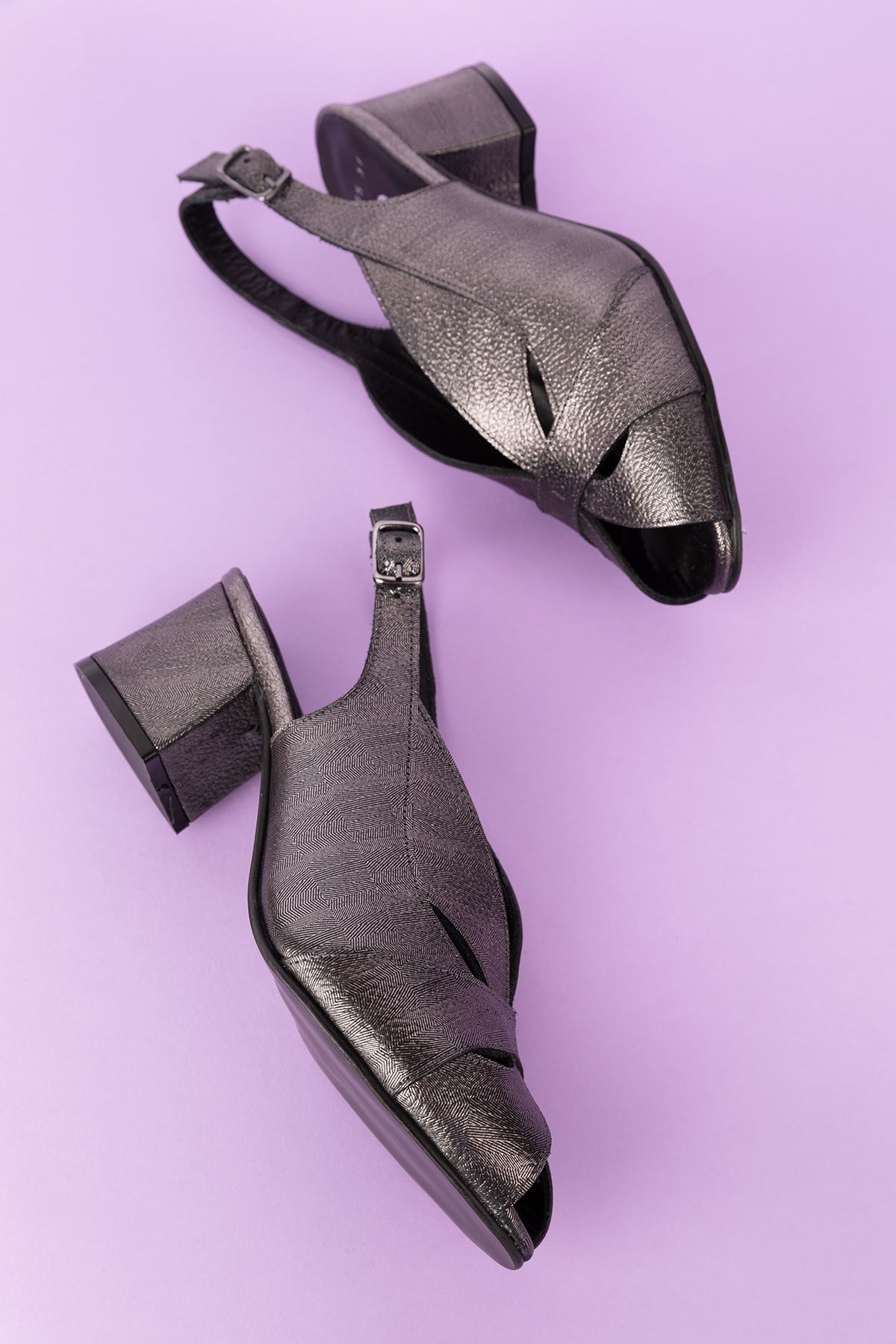 Gondol Hakiki Deri Klasik Topuklu Ayakkabı şhn.985 - Görsel 4