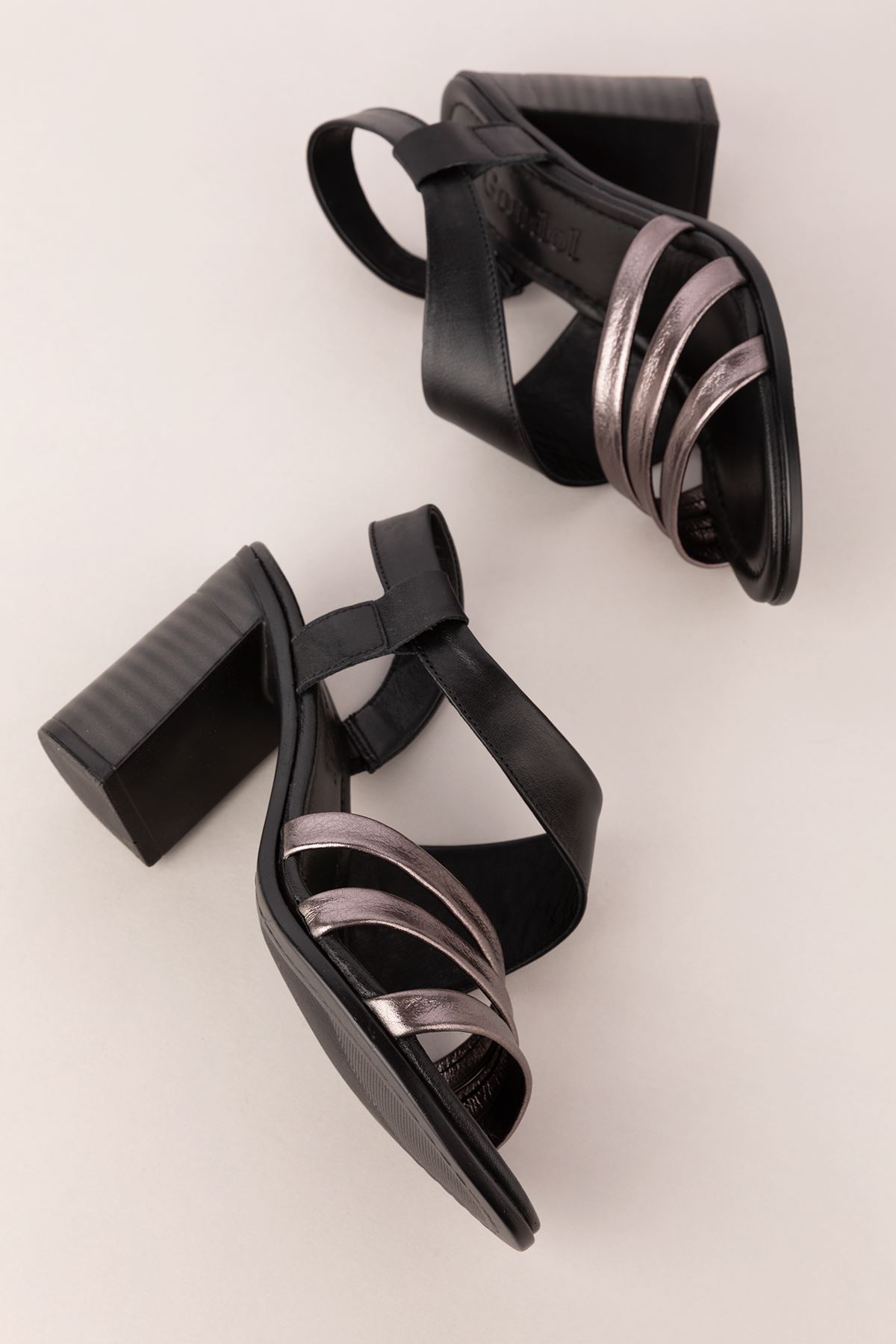 Gondol Kadın Hakiki Deri Topuklu Şık Ayakkabı tlh.603 - Görsel 5