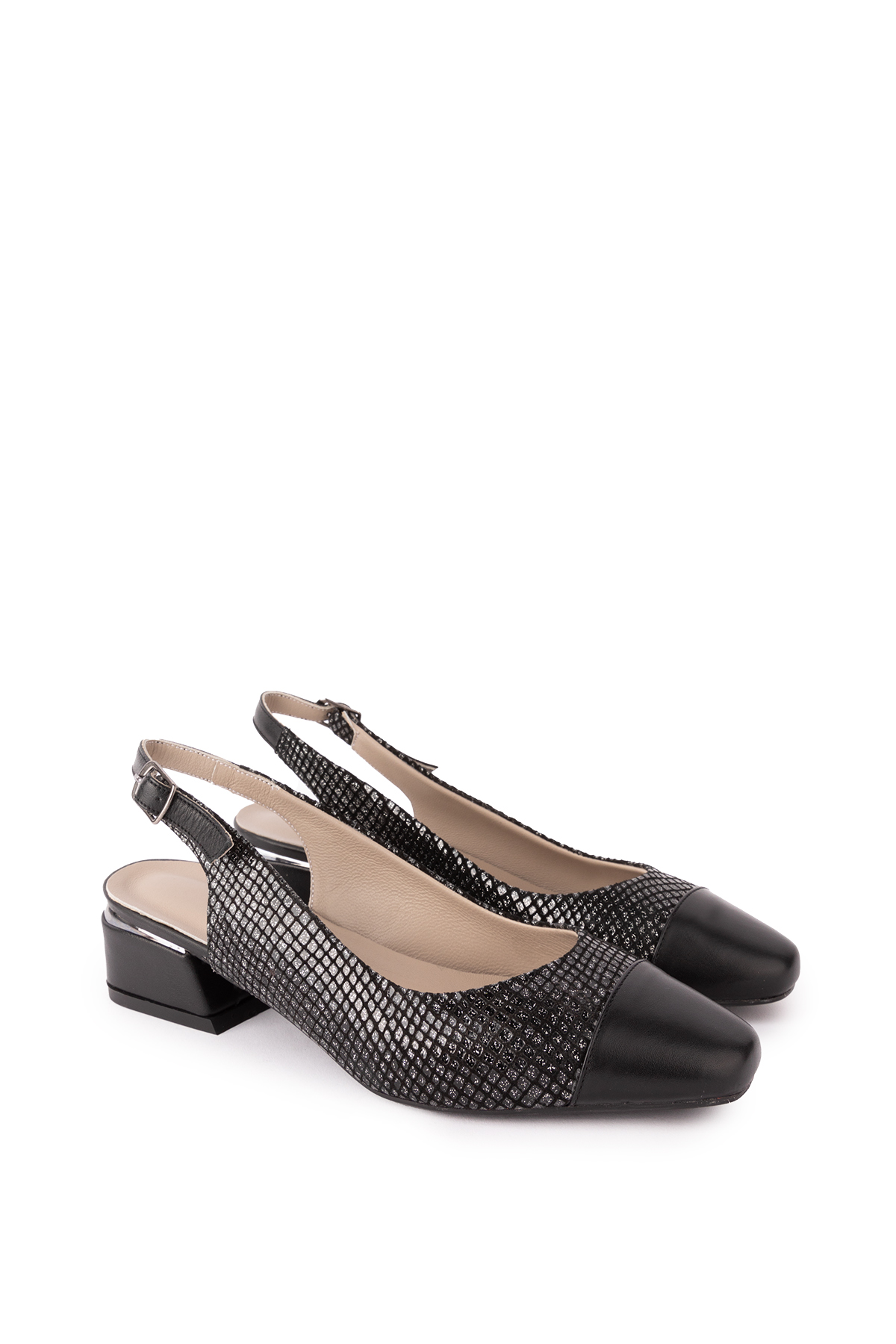 Gondol Hakiki Deri Kısa Topuklu Ayakkabı vdt.09 - Görsel 7