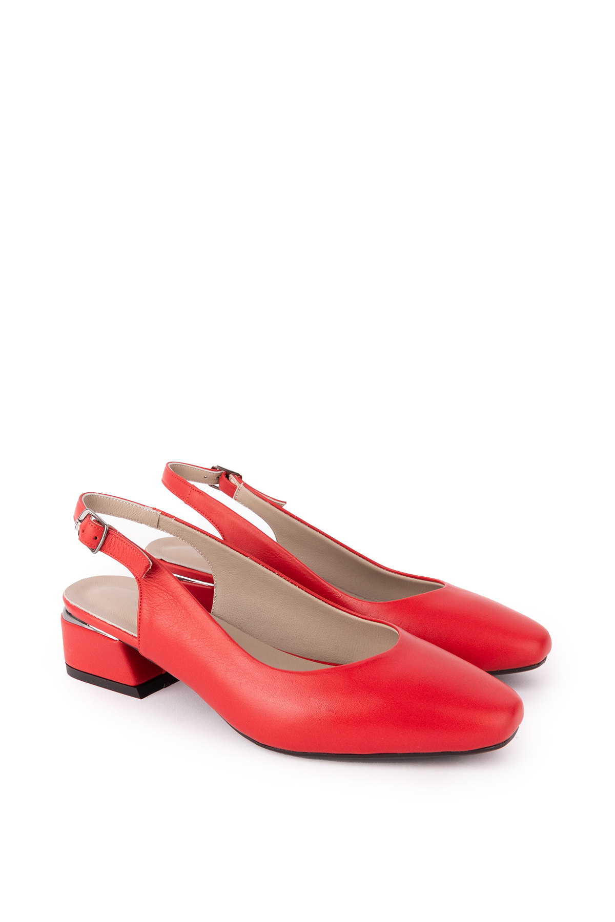 Gondol Hakiki Deri Kısa Topuklu Ayakkabı vdt.08 - Görsel 8