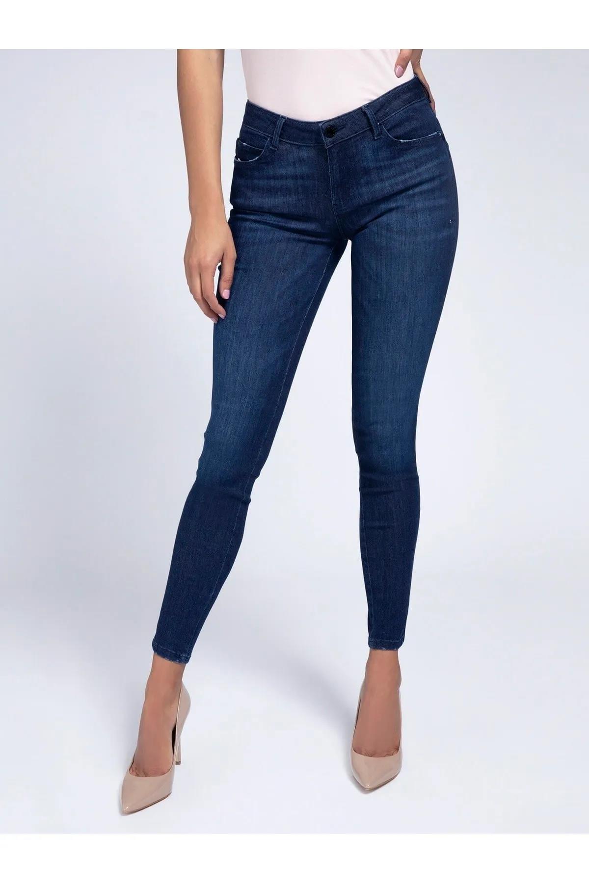 Curve Kadın Denim Skinny Pantolon W0BAJ2D4671