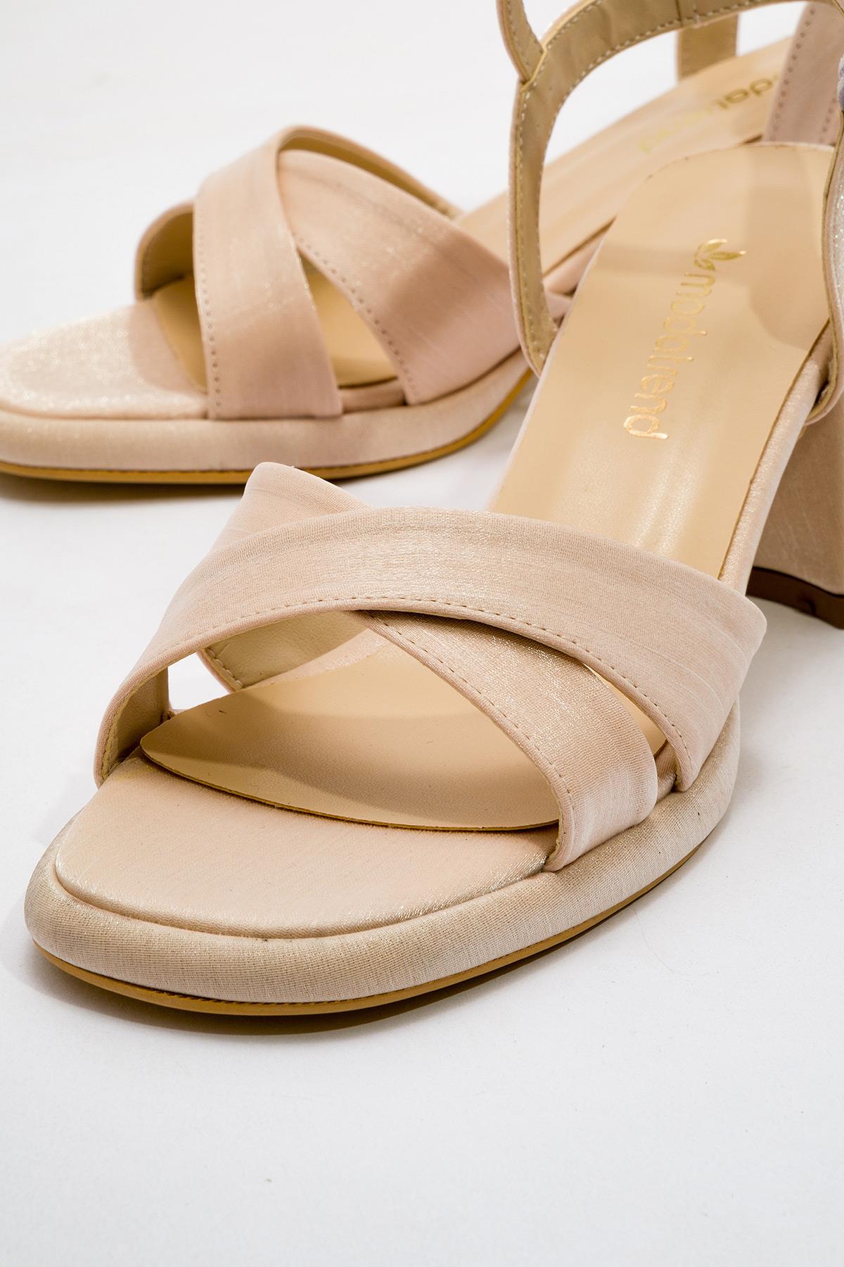 Kadın Topuklu Ayakkabı TEN SATEN - Görsel 4